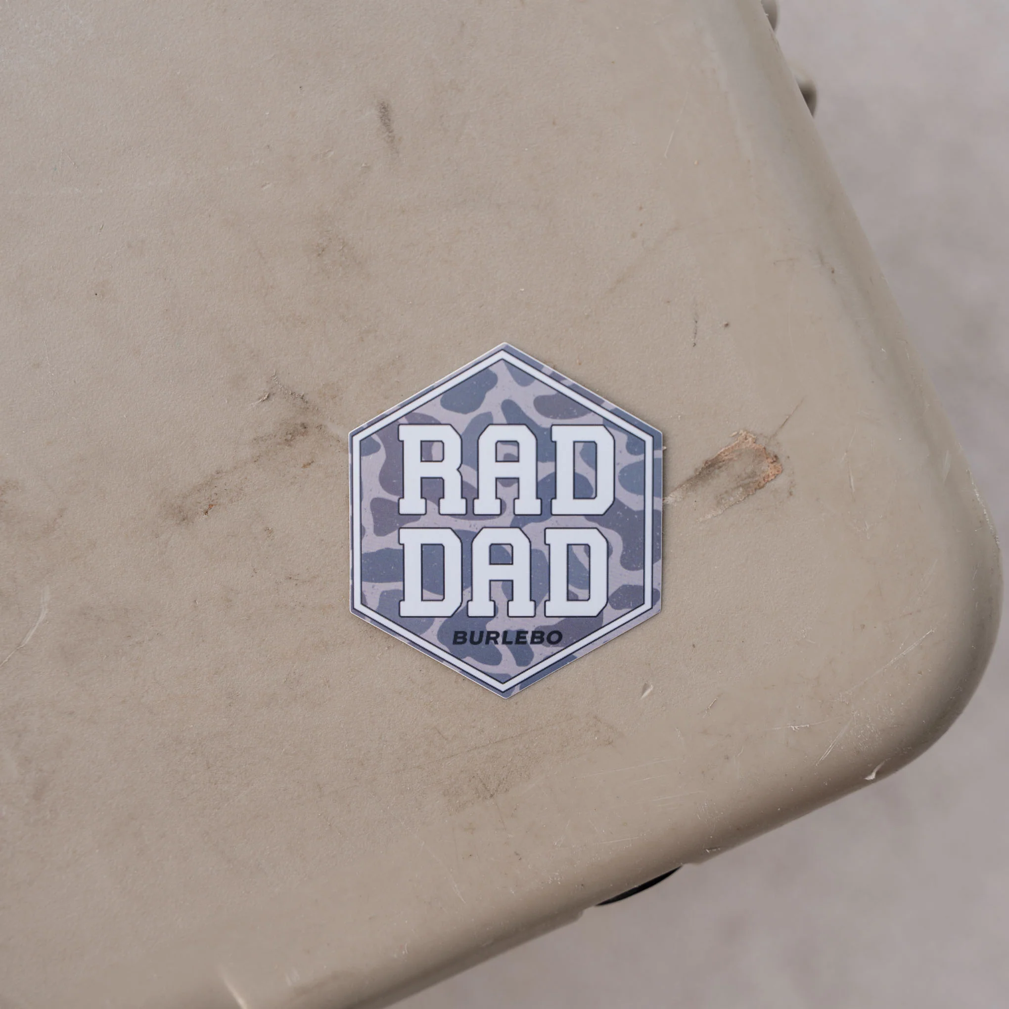 BURLEBO Sticker - Rad Dad Classic Deer Camo