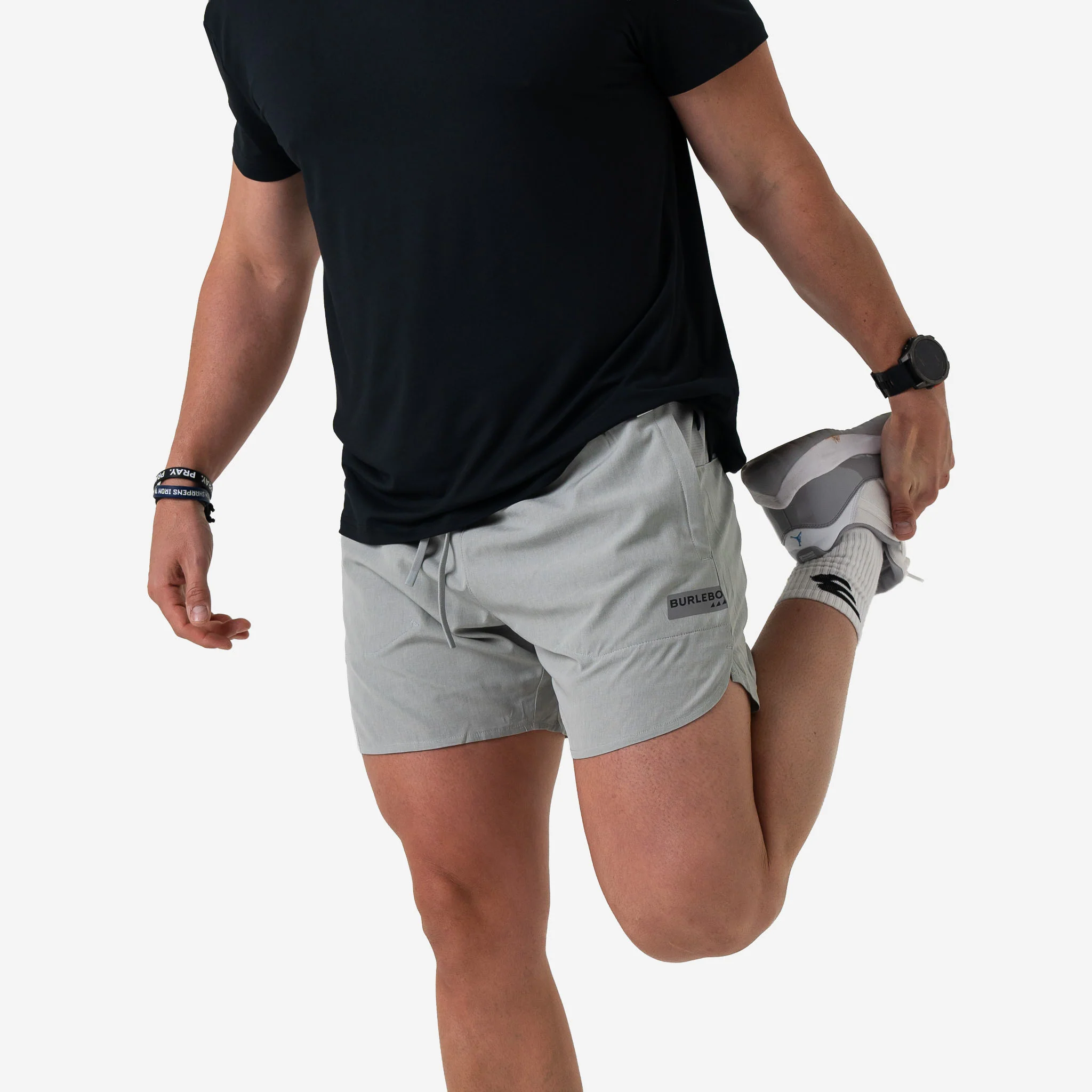 1156-training-short-heather-light-grey-3.webp Training Short - Heather Light Grey