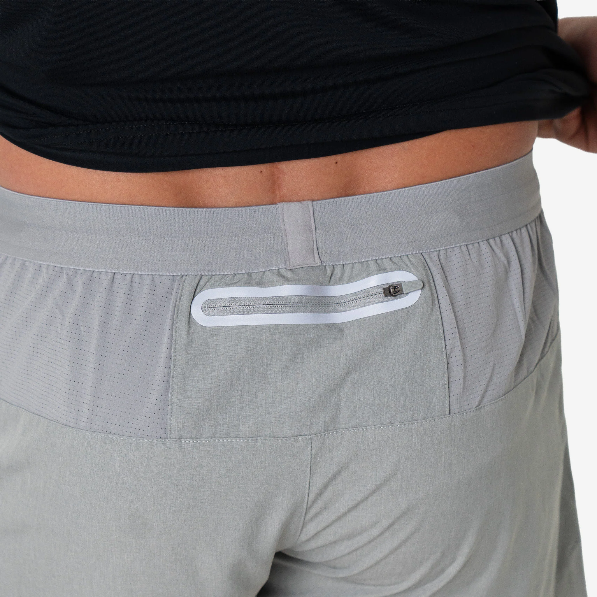 1156-training-short-heather-light-grey-9.webp Training Short - Heather Light Grey