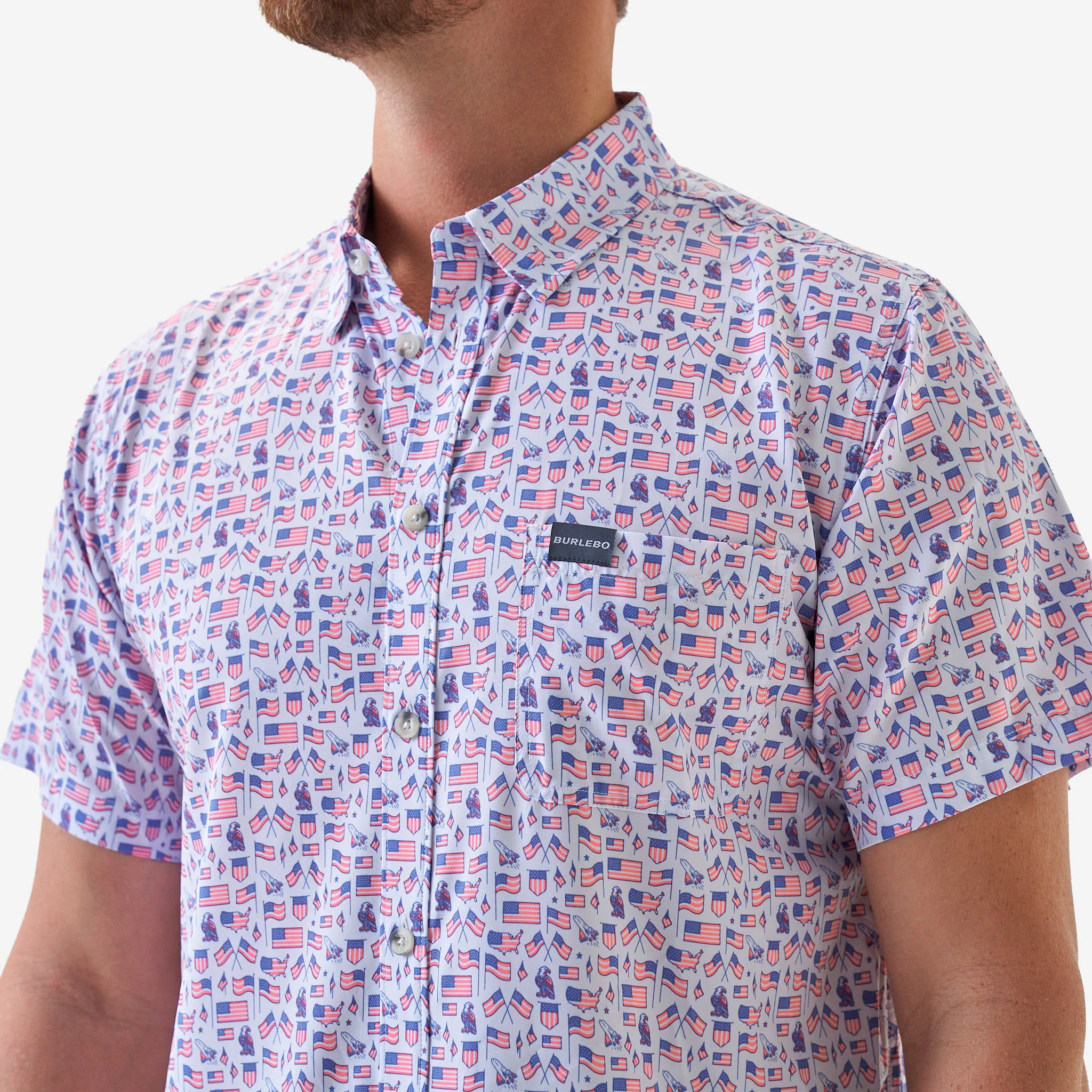 Performance Button Up - Old Glory