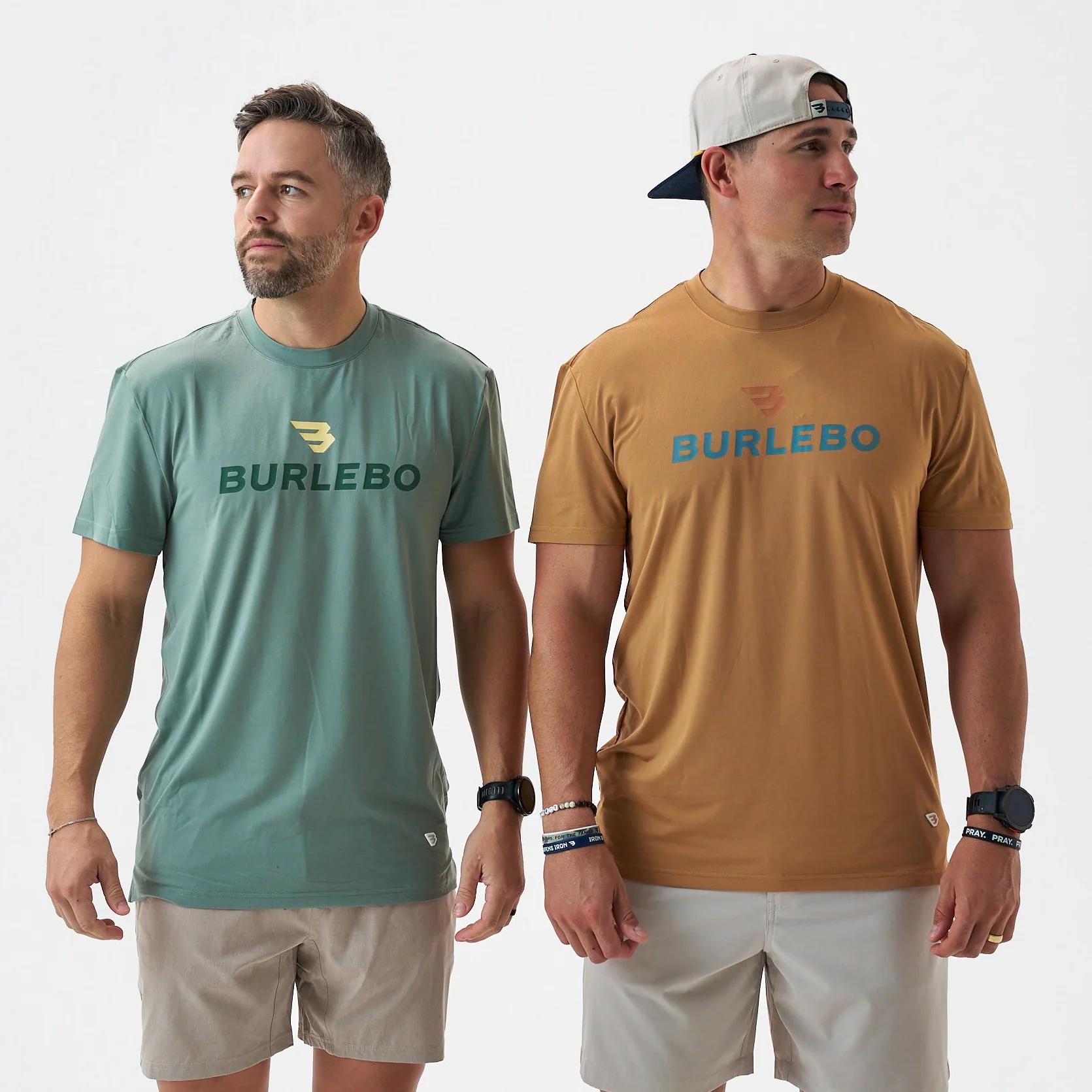 Go To Tee Prepack - Flying B Logo - Brown & Sage