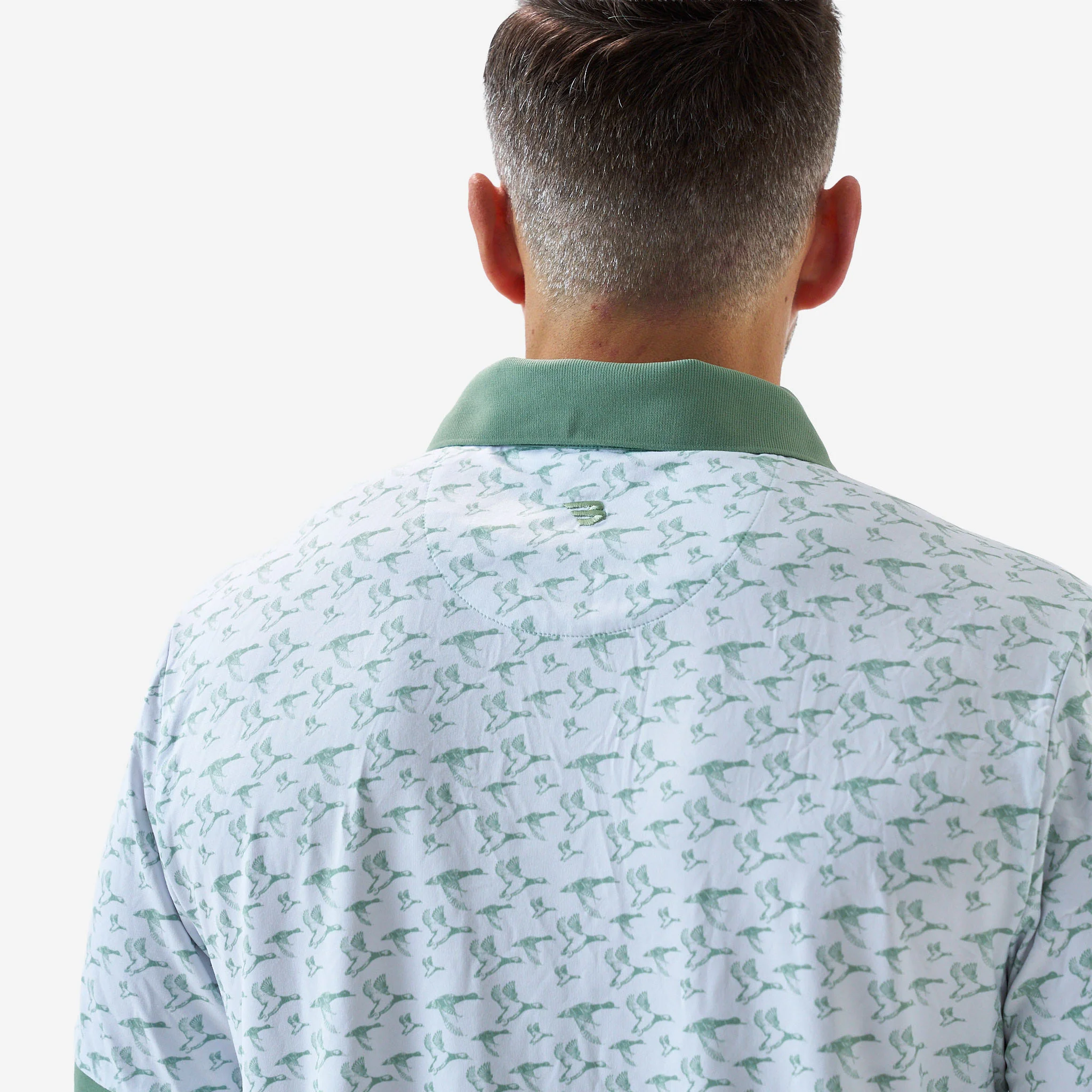 Ringer Performance Polo - Duck Season - White