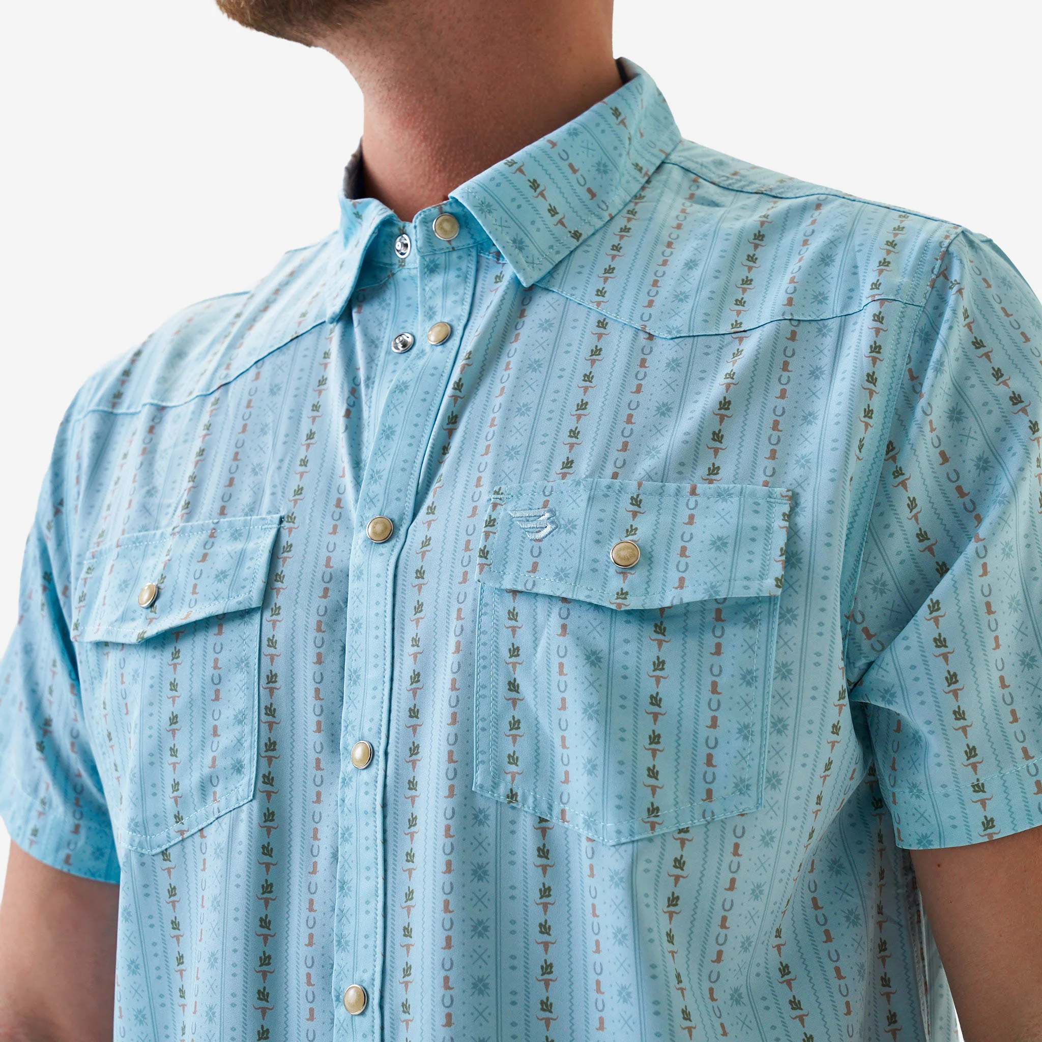 183-performance-western-shirt-burlebo-ranch-blue-jean-3.webp Performance Western Shirt - BURLEBO Ranch - Blue Jean
