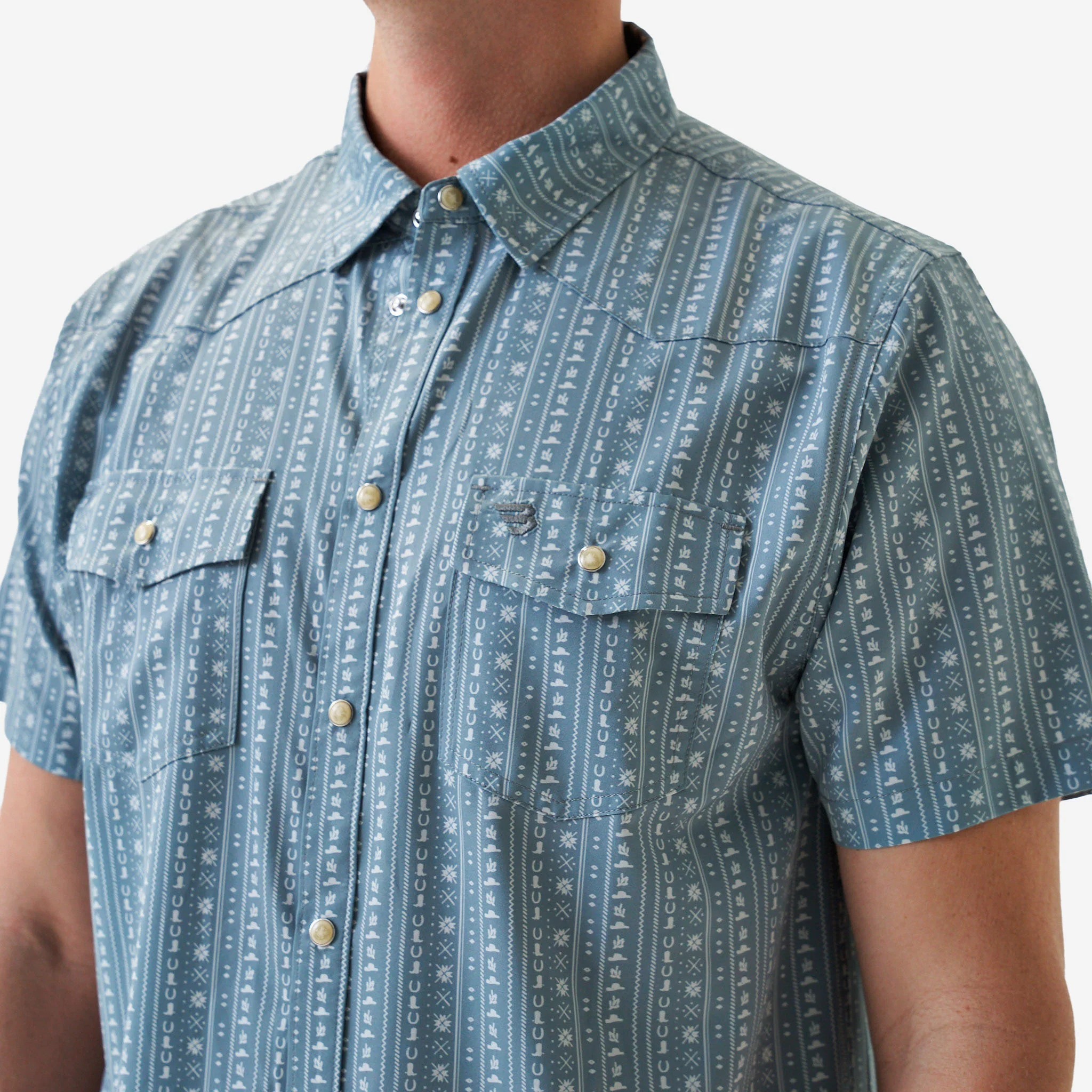 Performance Western Shirt - BURLEBO Ranch - Sage