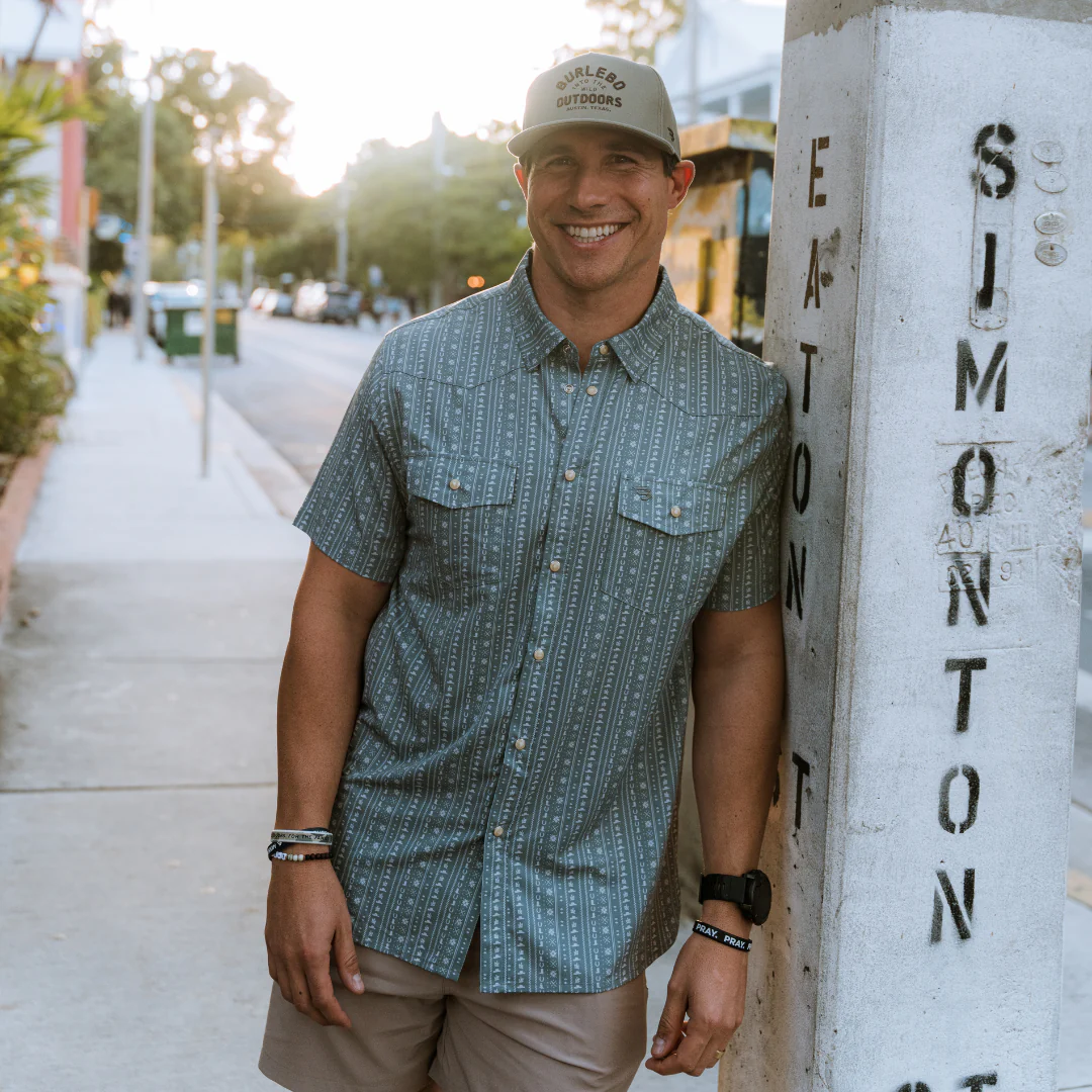 Performance Western Shirt - BURLEBO Ranch - Sage