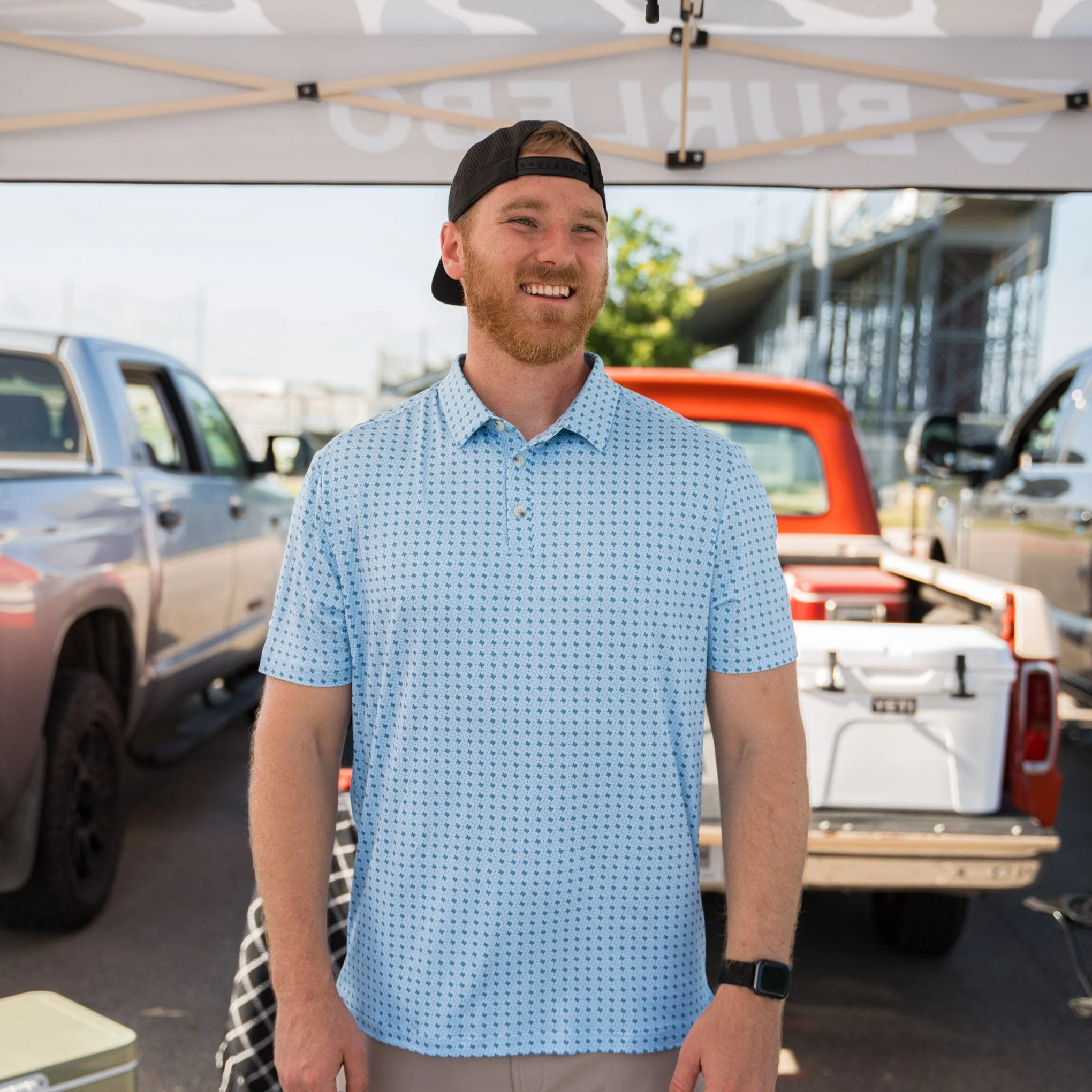 Performance Polo - Texas - Light Blue