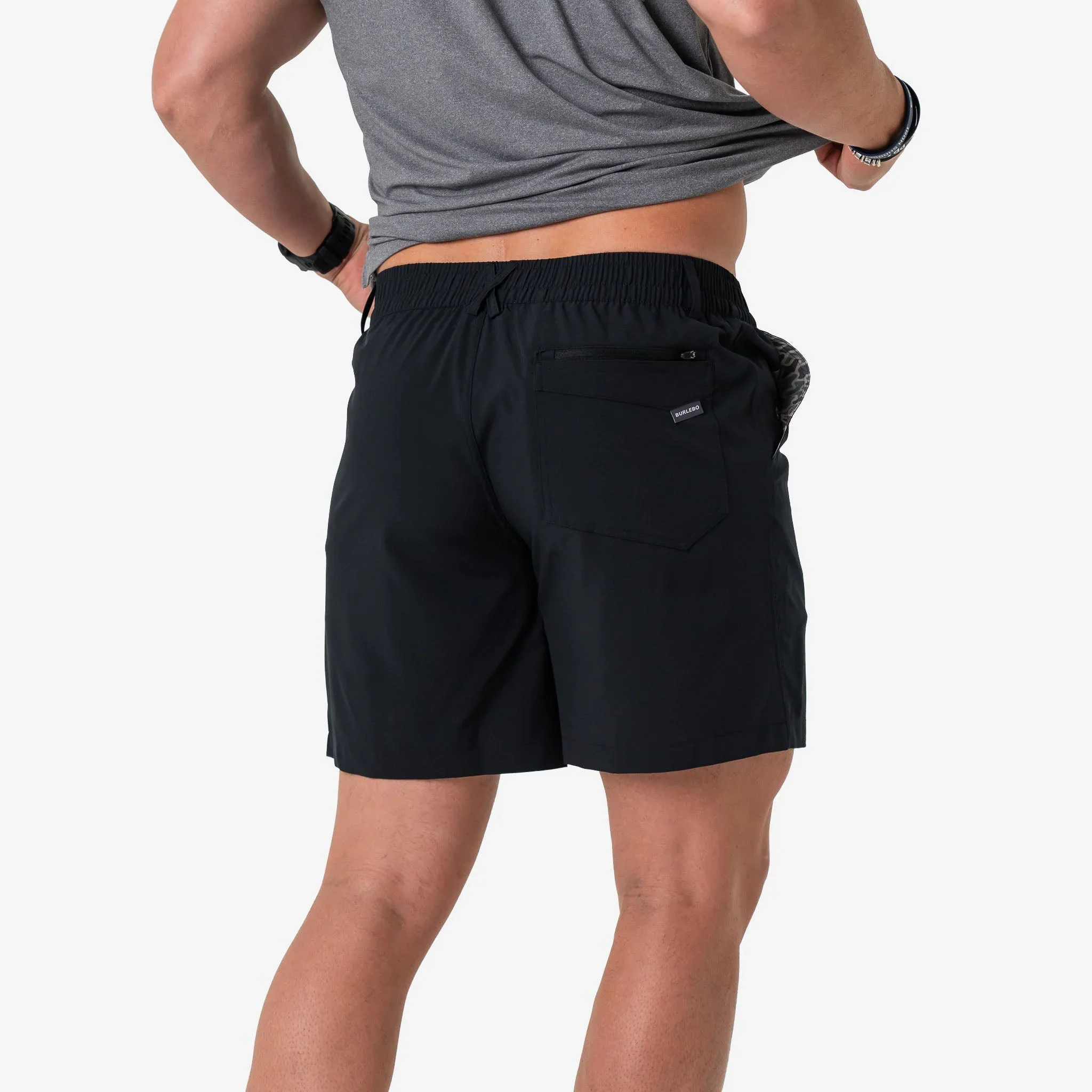 Everyday Short - Matte Black - Retro Duck Camo Pocket