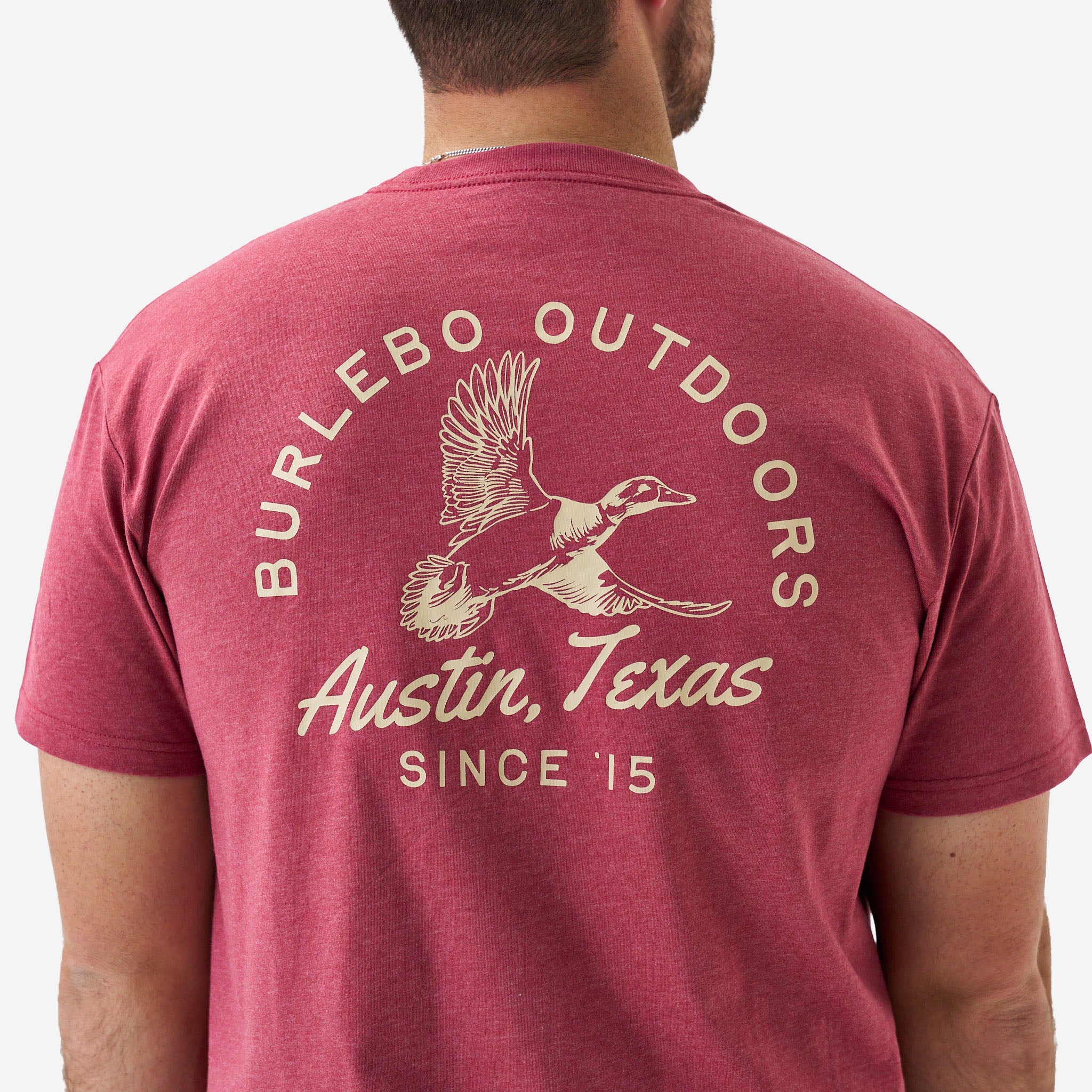 201-short-sleeve-tee-classic-duck-heather-red-4.jpg Short Sleeve Tee - Classic Duck - Heather Red