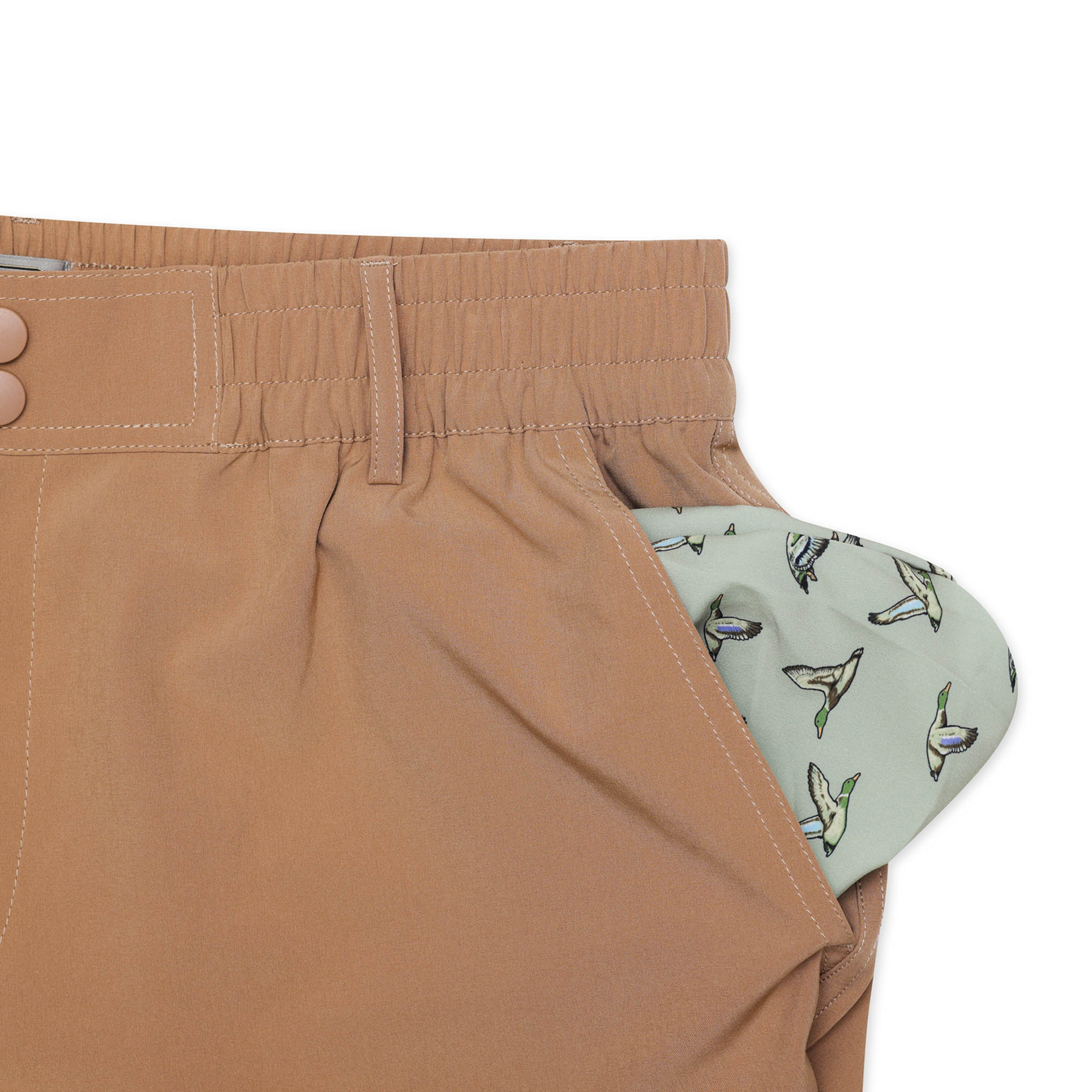 2048-everyday-short-desert-tan-flying-ducks-green-pocket-6.jpg Everyday Short - Desert Tan - Flying Ducks Green Pocket