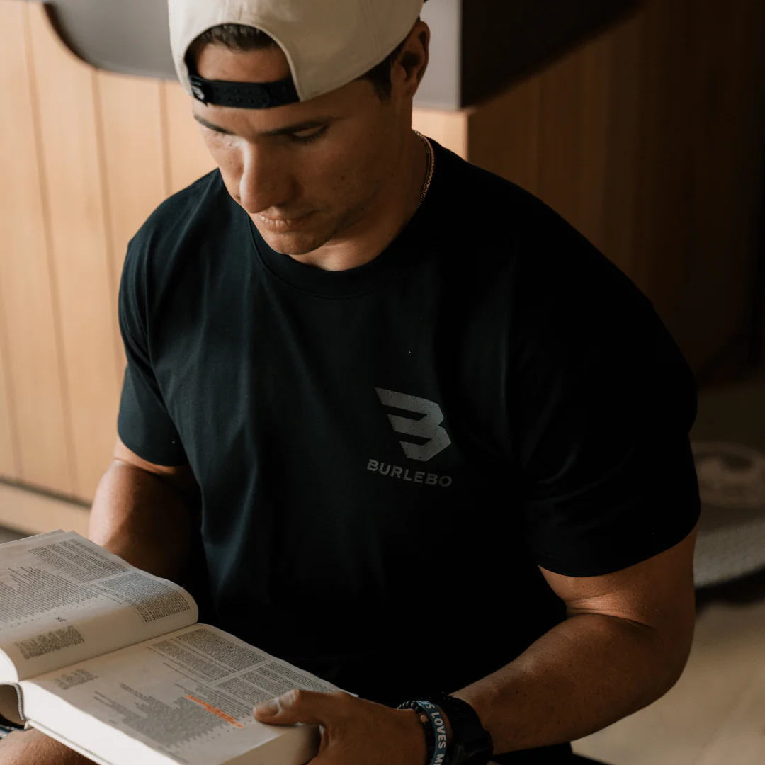 Father and Son Bundle - Short Sleeve Tee - Proverbs 27:17 - Black