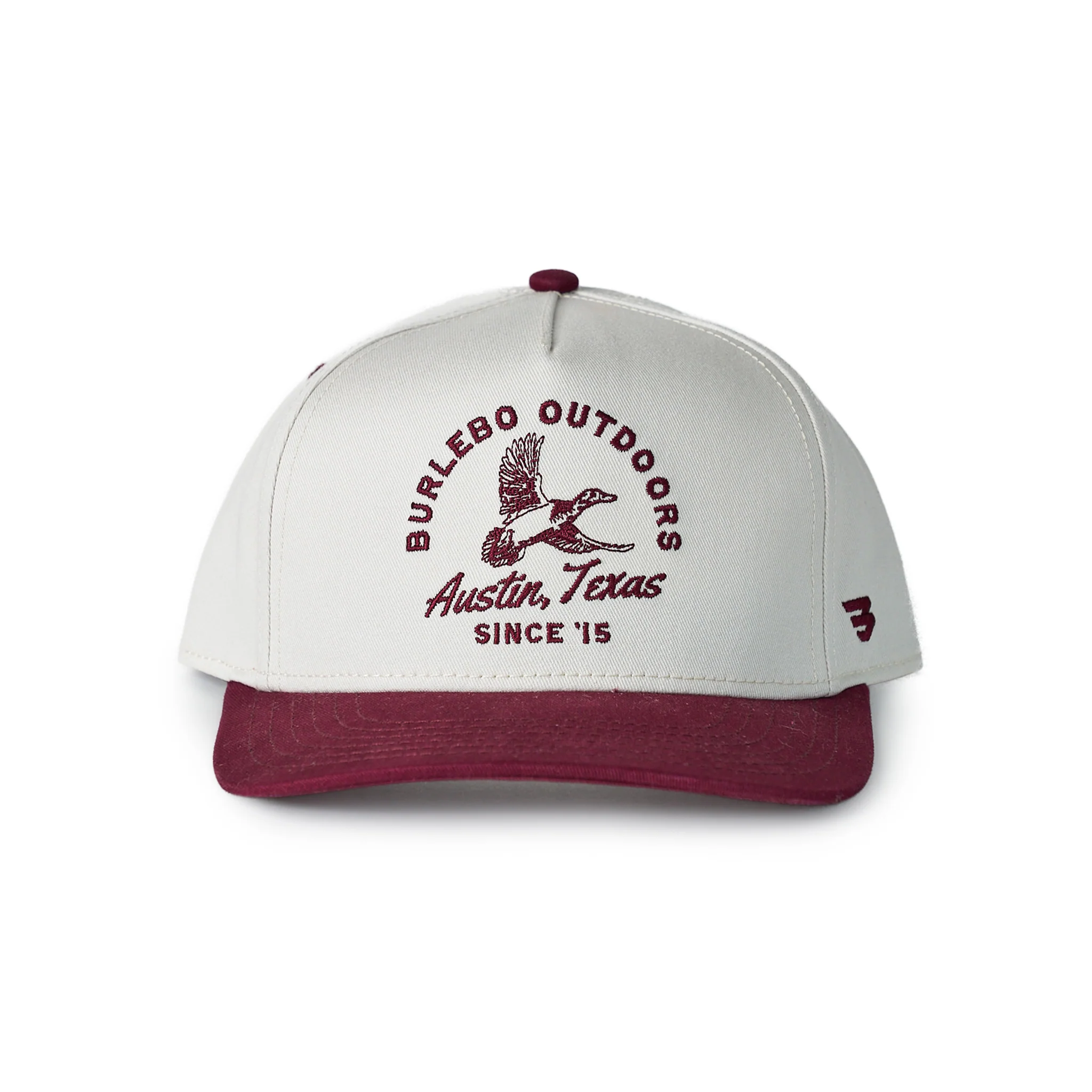 210-cap-classic-duck-cream-maroon-1.webp Cap - Classic Duck - Cream & Maroon