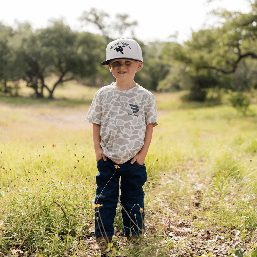 Father and Son Bundle - Vintage Washed Tee - God's Glory - Classic Deer Camo