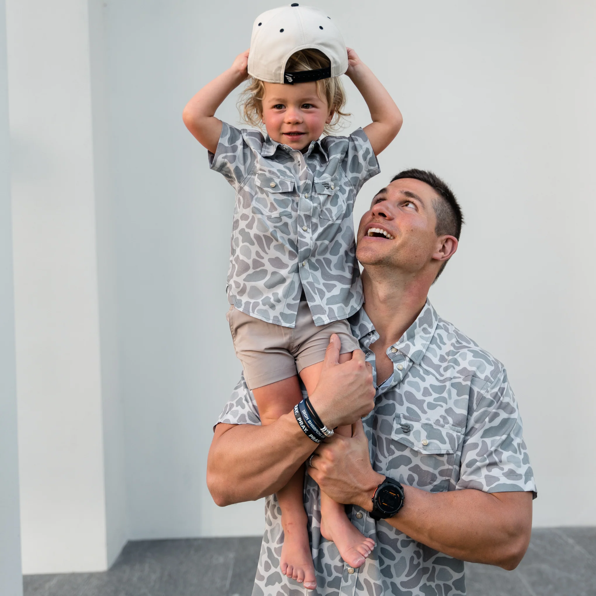 Father and Son Bundle - Performance Western Shirt - Classic Deer Camo
