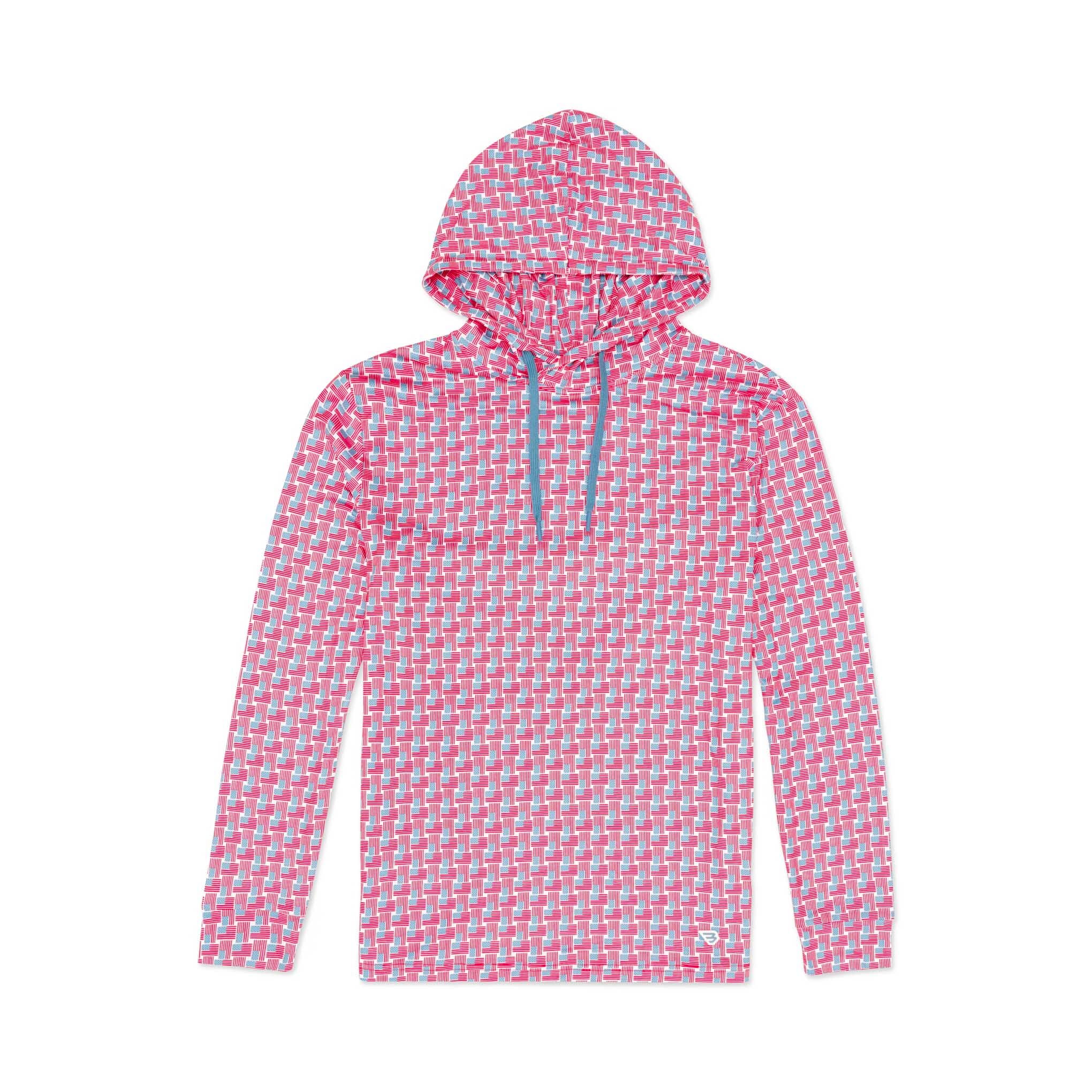 Father and Son Bundle - Performance Hoodie - American Flag Print