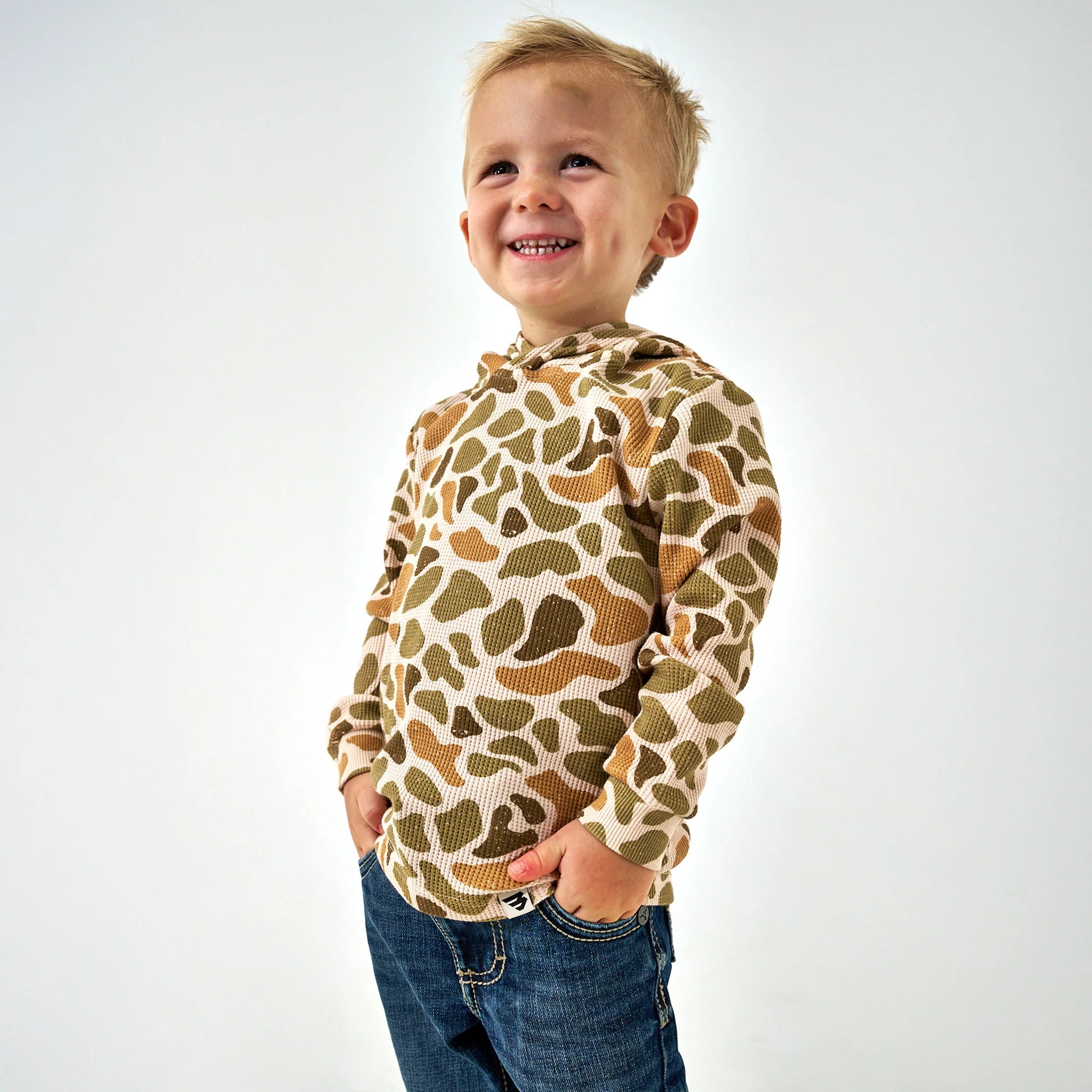Father and Son Bundle - Thermal Hoodie - Venado Camo