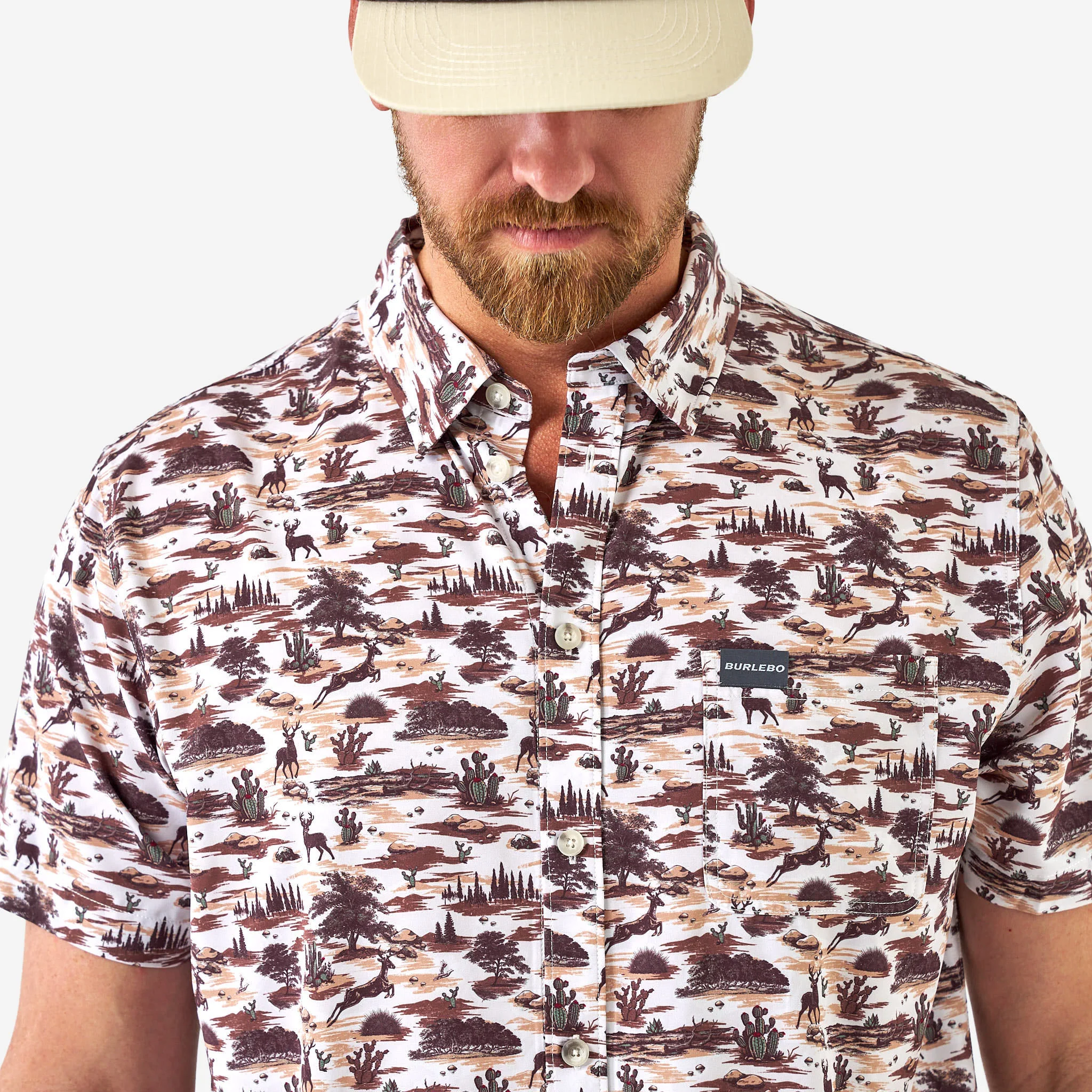 Performance Button Up - Brush Country