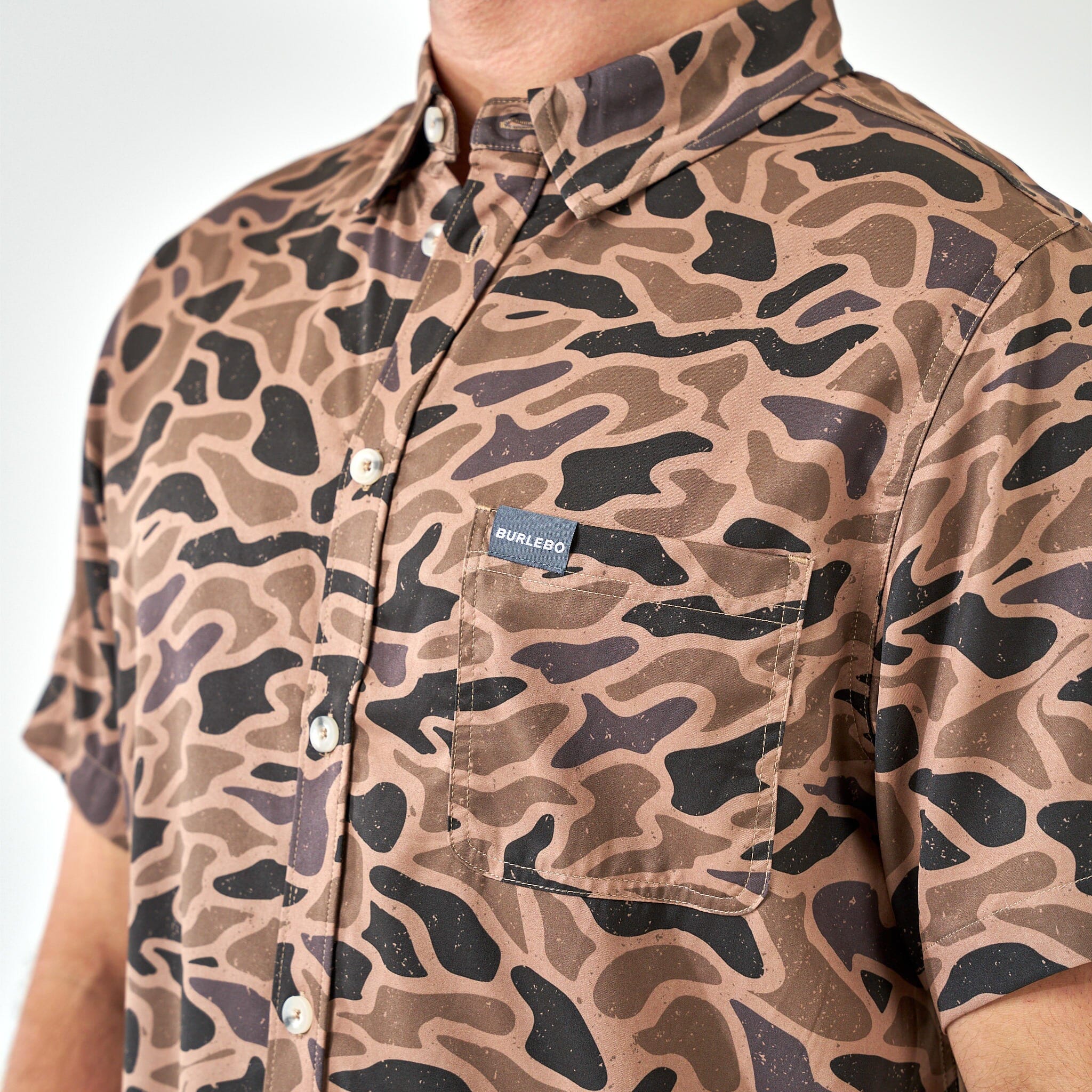 Performance Button Up - Gauge Camo