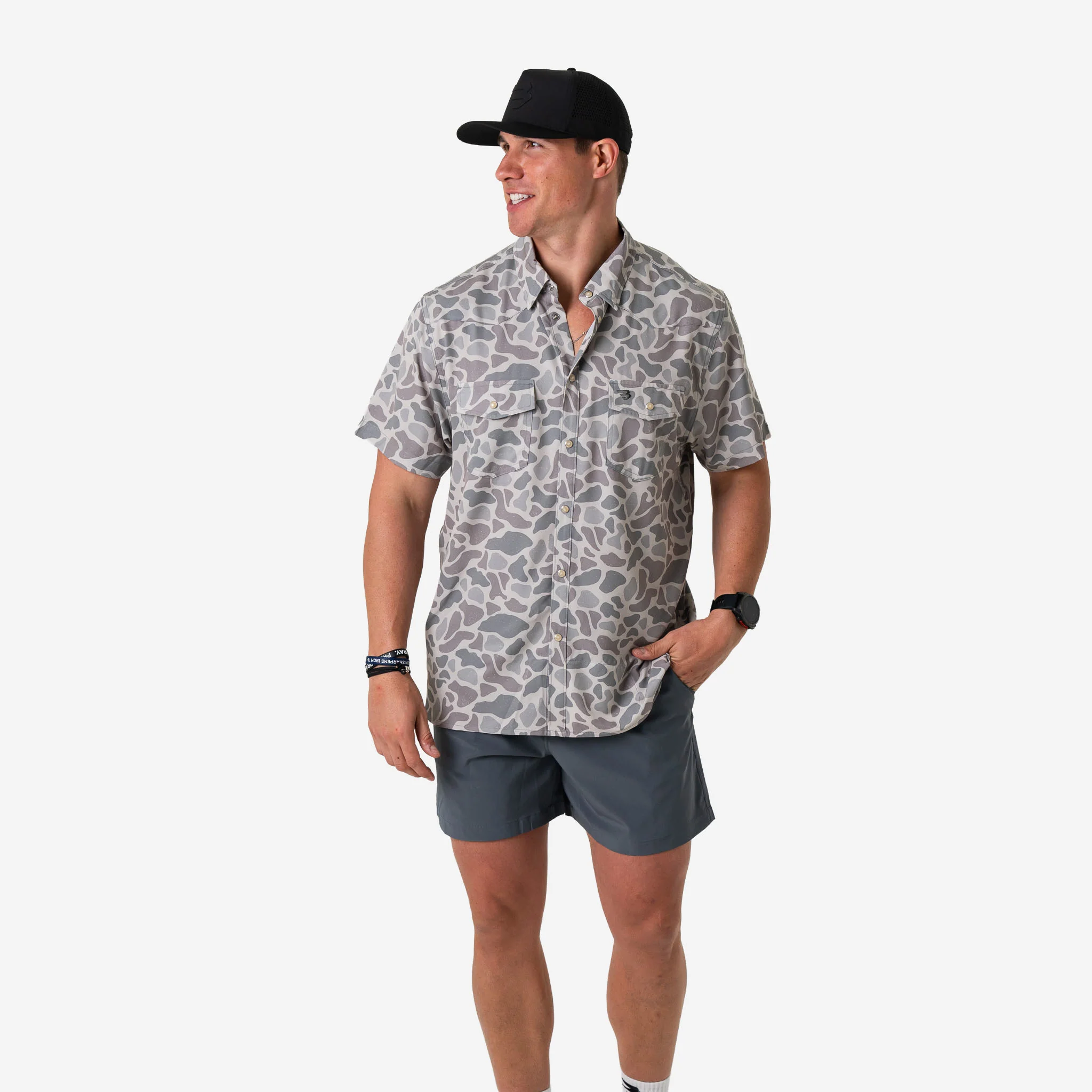 Performance Western Shirt -  Classic Deer Camo