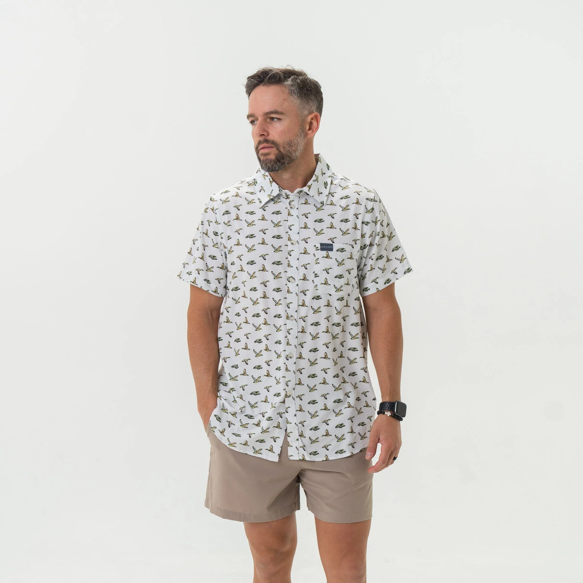 3049-performance-button-up-flying-mallard-ducks-3.webp Performance Button Up - Flying Mallard Ducks