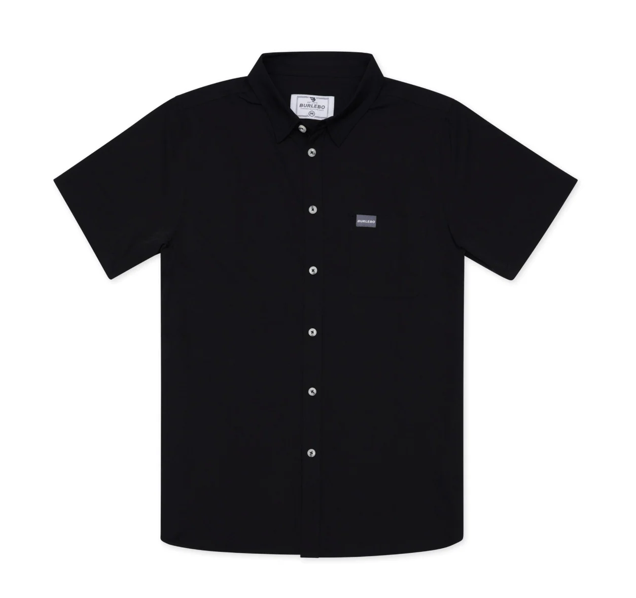 3061-performance-button-up-heather-black-3.webp Performance Button Up - Heather Black