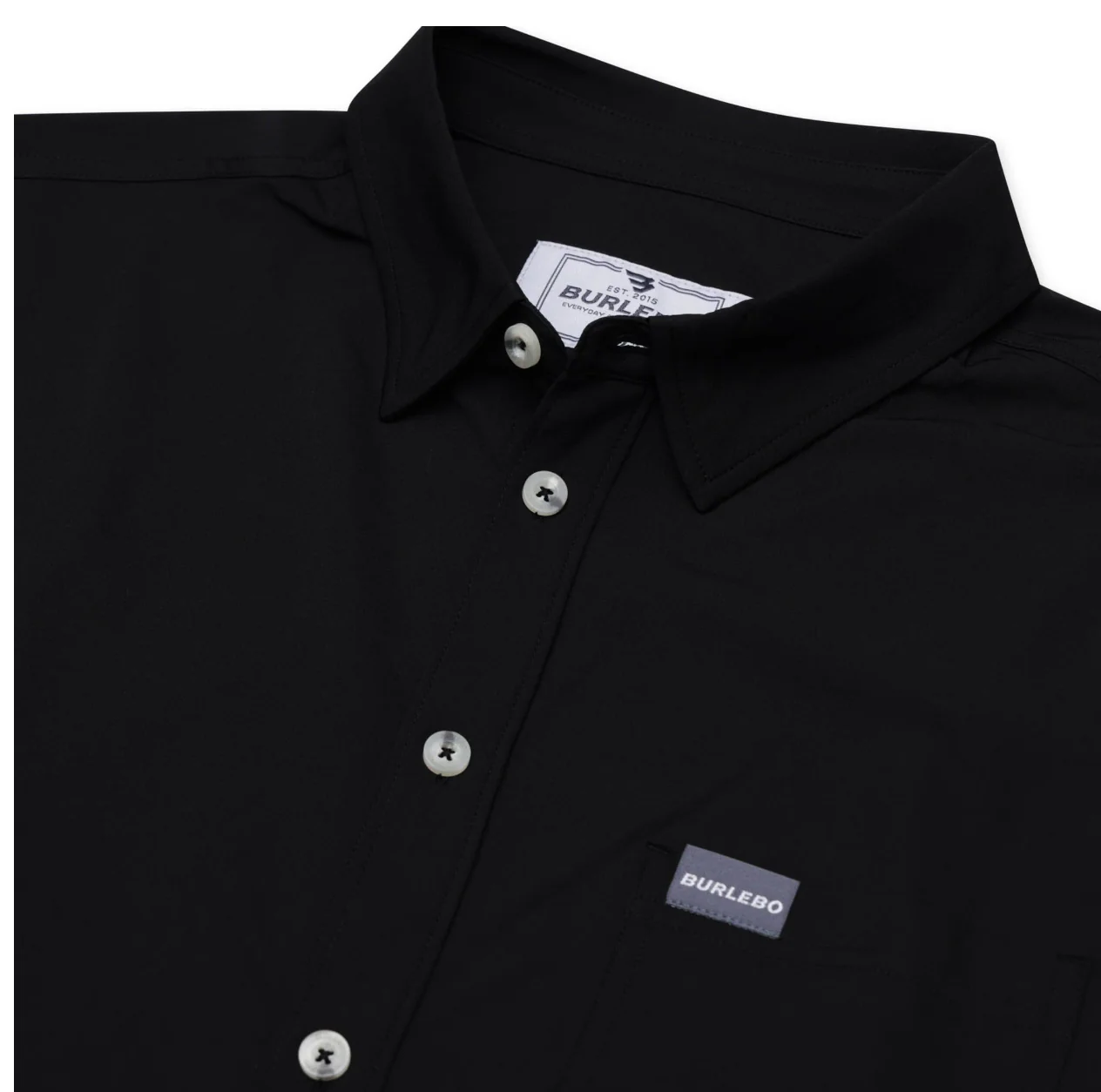 3061-performance-button-up-heather-black-7.webp Performance Button Up - Heather Black