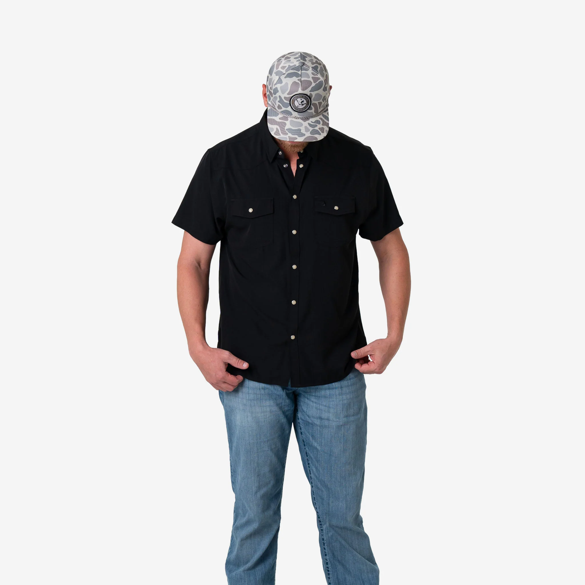 Performance Western Shirt -  Black