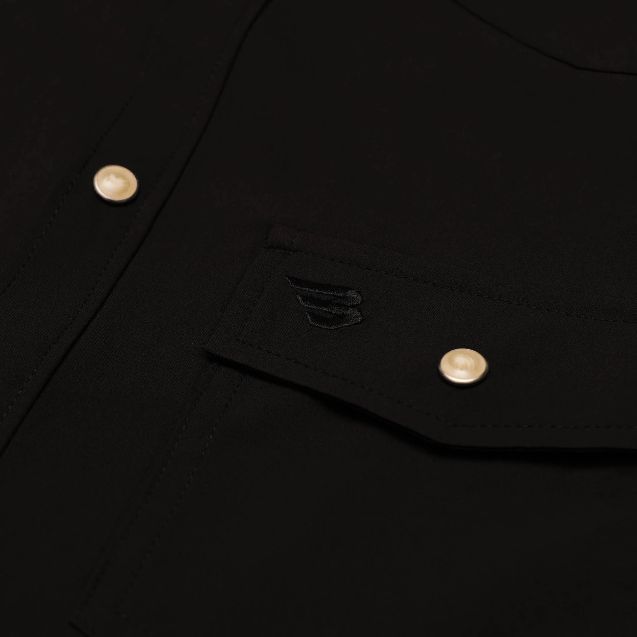 Performance Western Shirt -  Black
