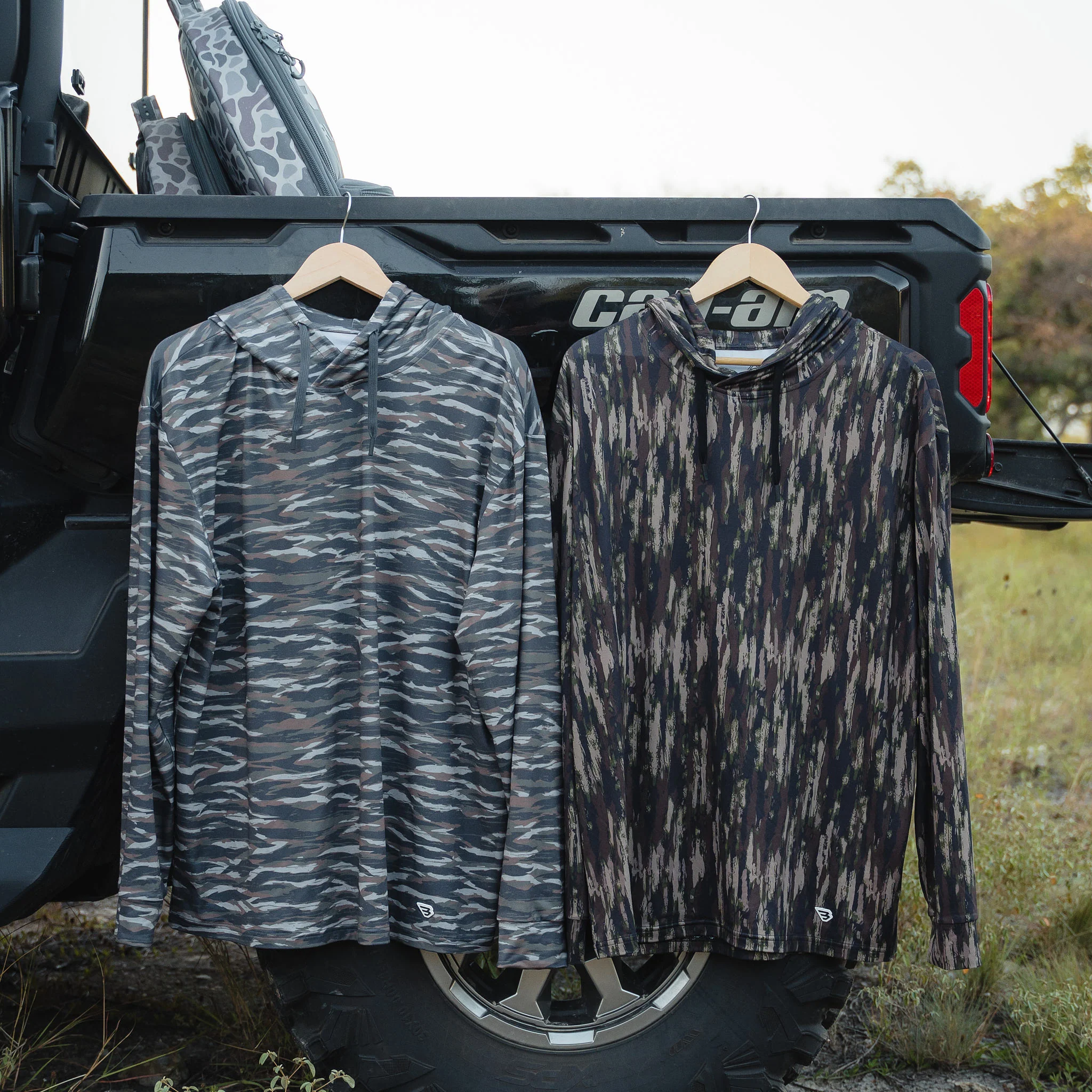 Performance Hoodie - Tiger Stripe Camo - Wetland