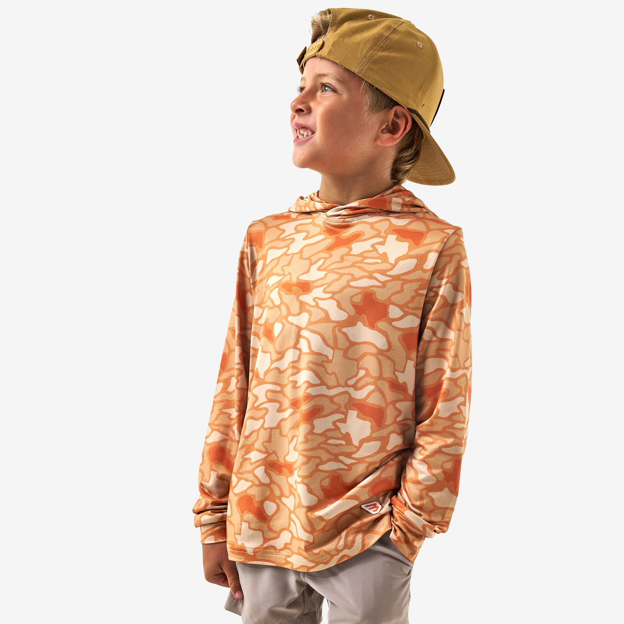 3179-youth-performance-hoodie-orange-texas-camo-1.webp Youth Performance Hoodie - Orange Texas Camo