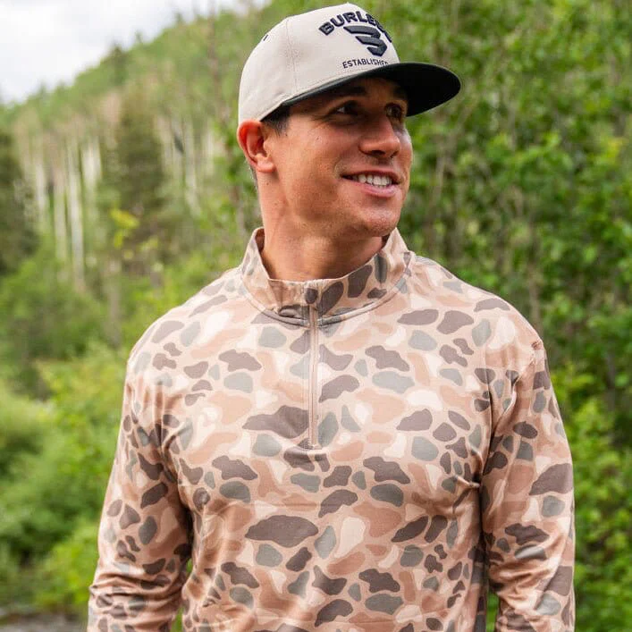 Performance Quarter Zip - Pintail Camo