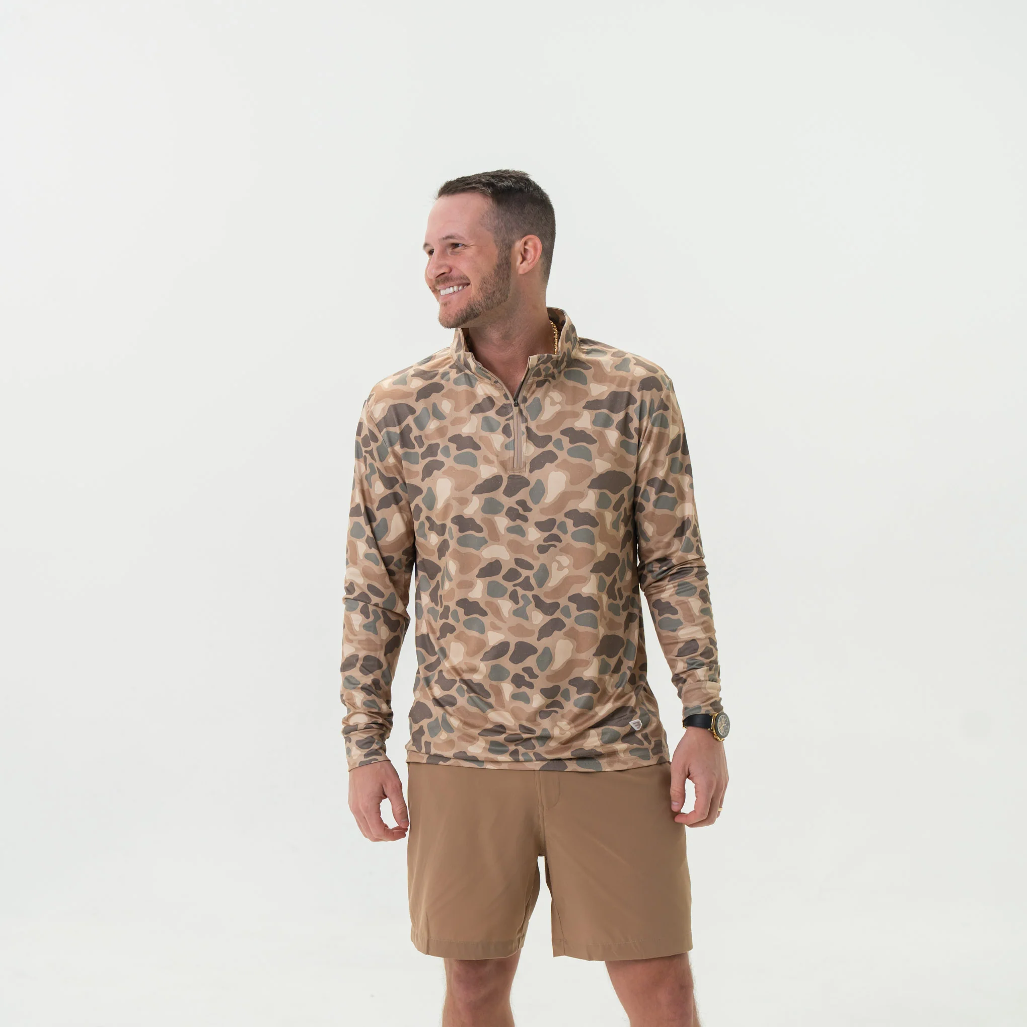 Performance Quarter Zip - Pintail Camo