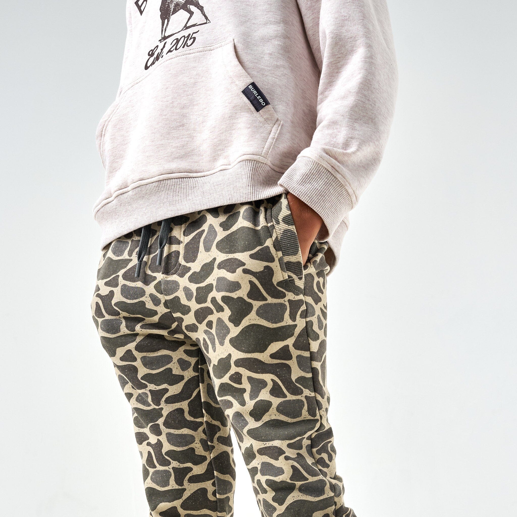 Youth Fleece Jogger - Classic Deer Camo