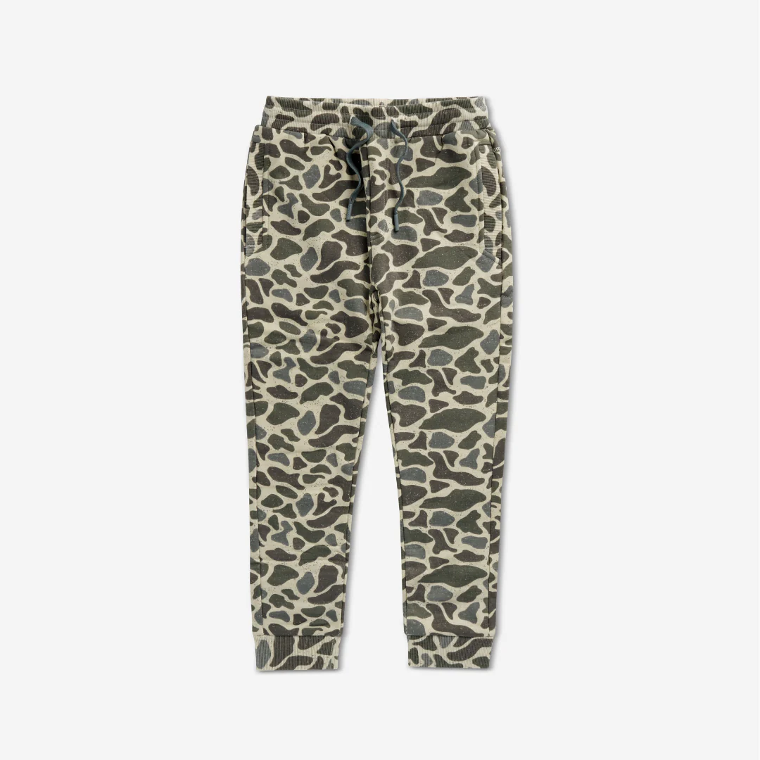 Youth Fleece Jogger - Classic Deer Camo