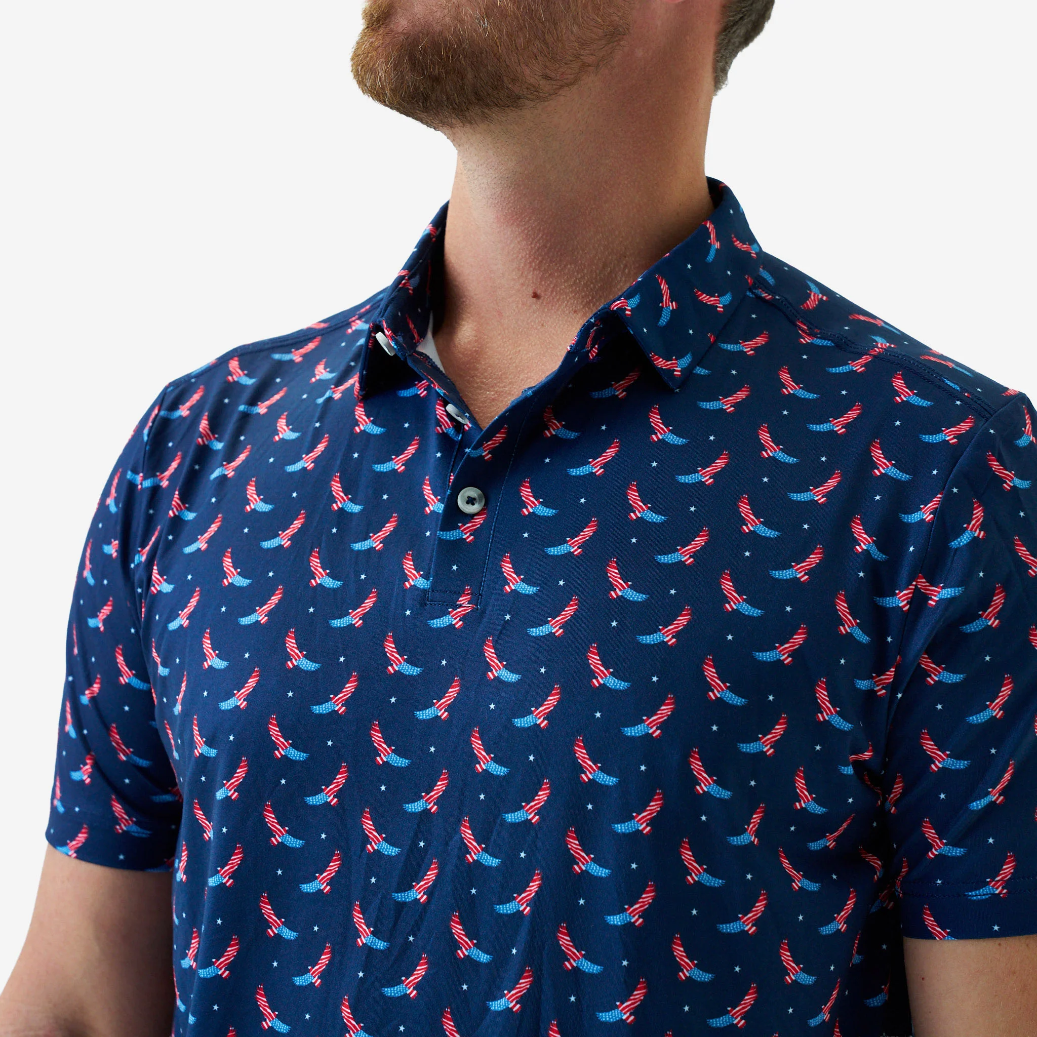 Performance Polo - USA Eagle - Navy