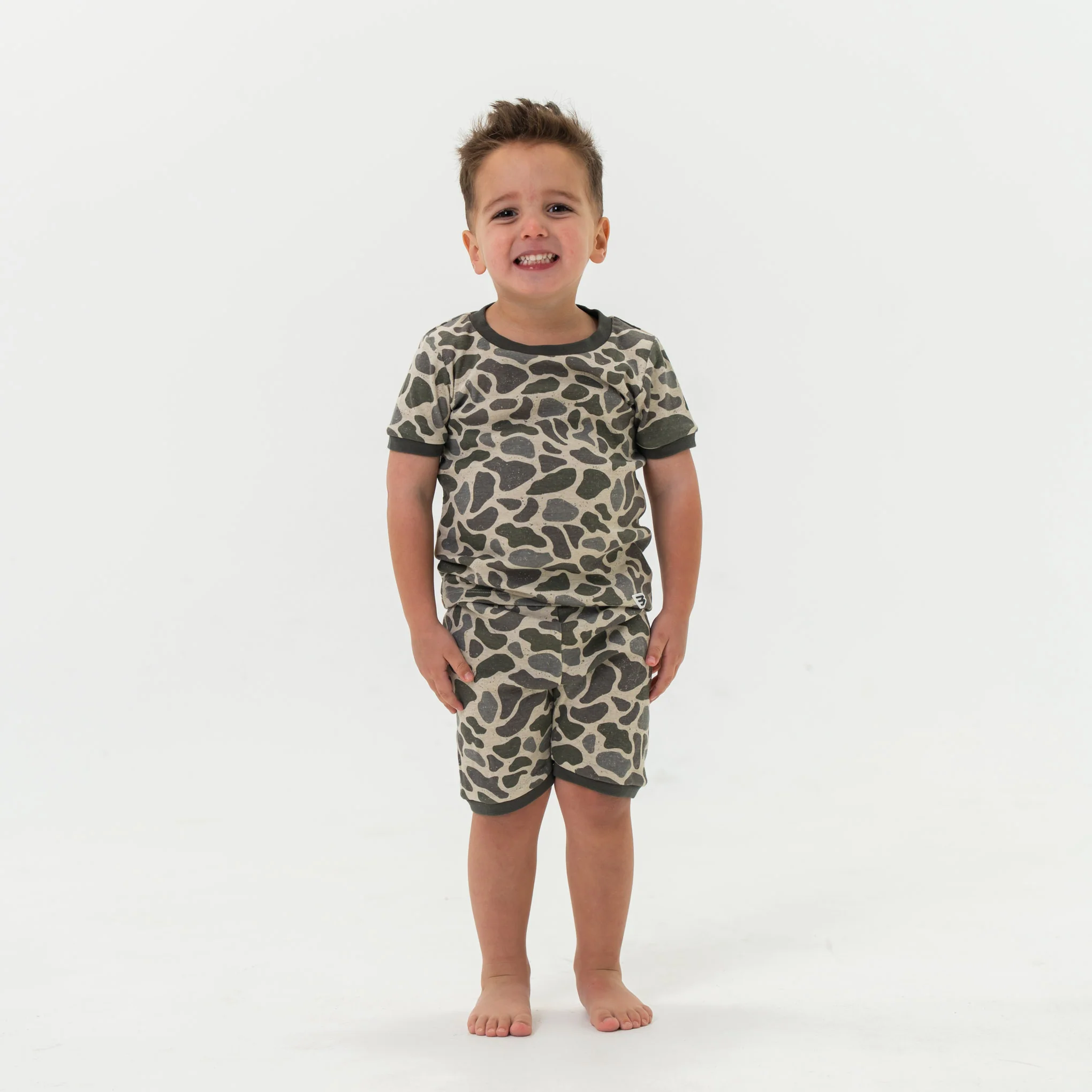Youth Sleep Short Set- Classic Deer Camo