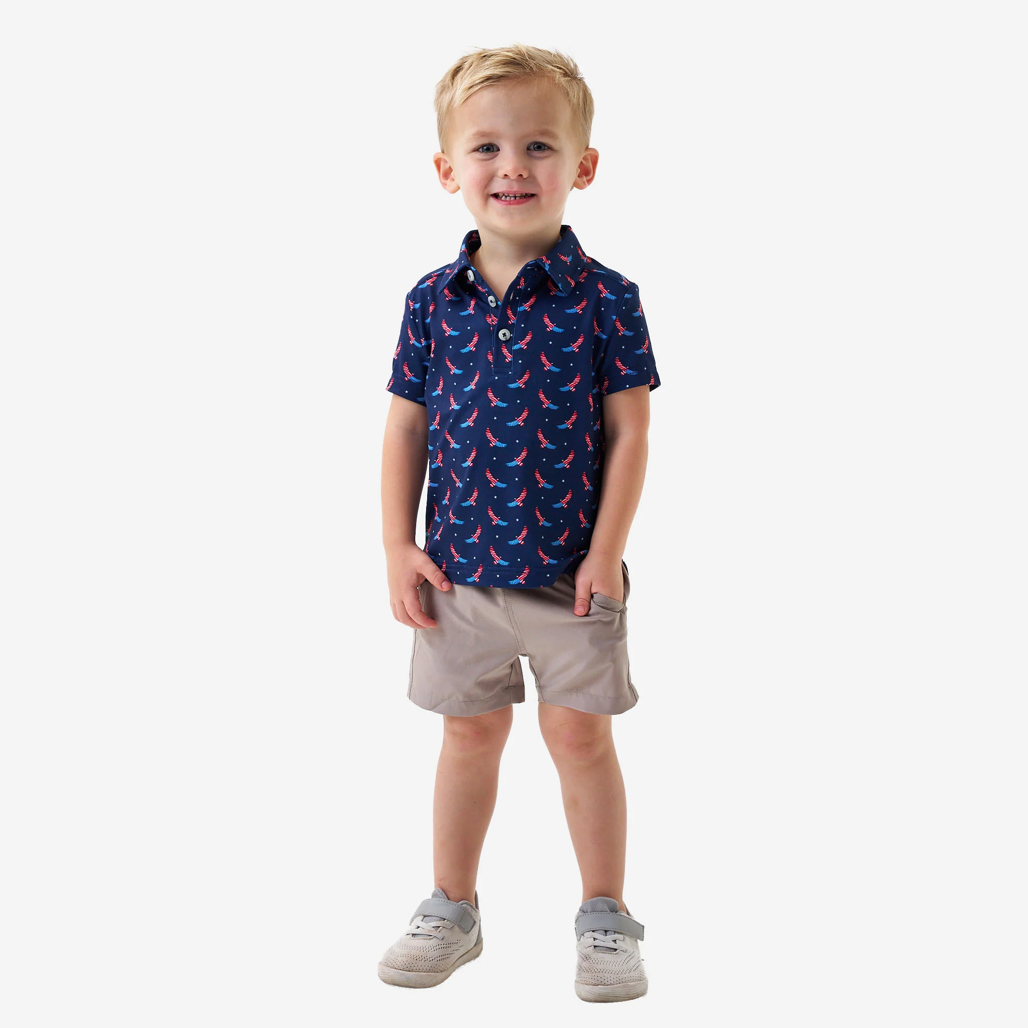 Youth Performance Polo - USA Eagle