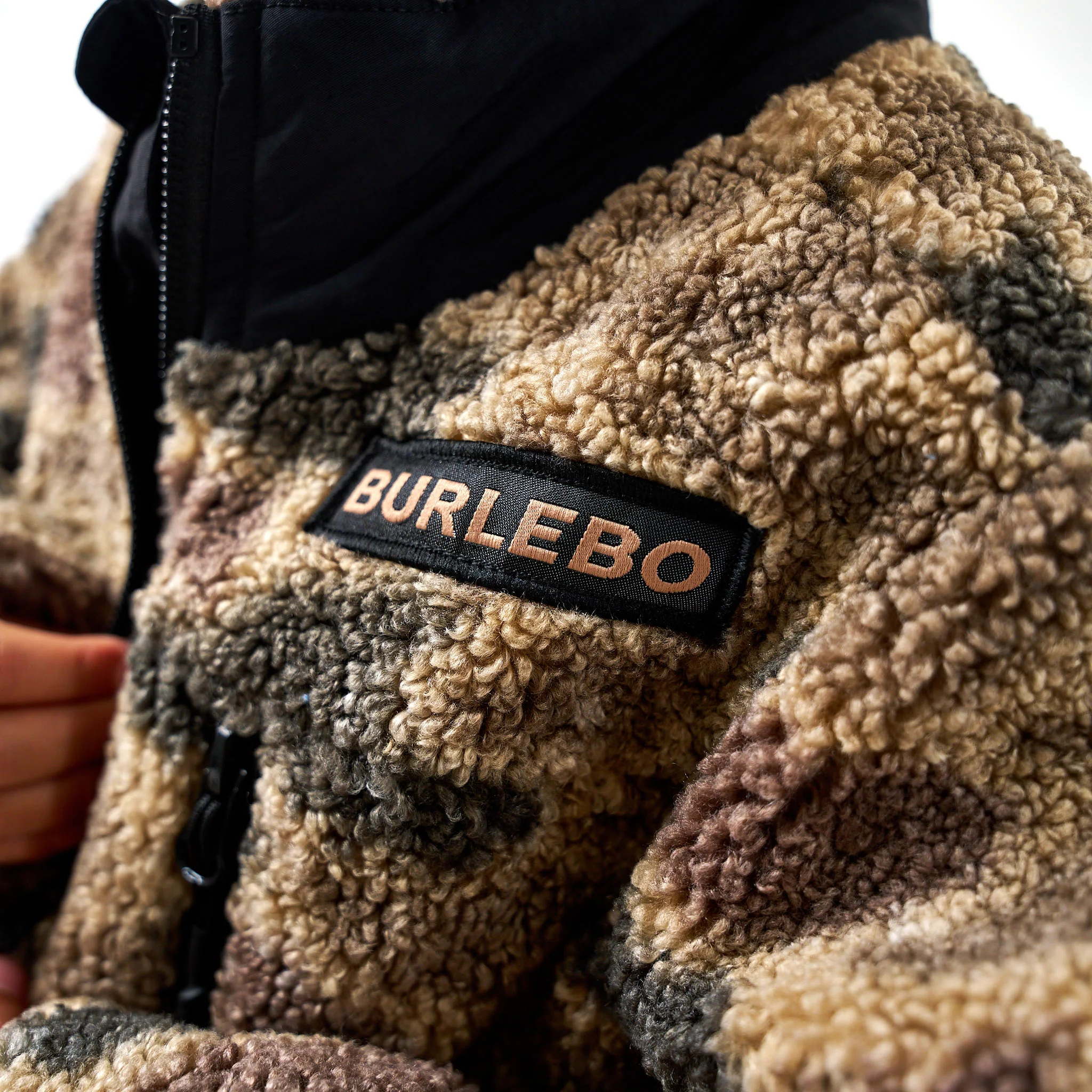 Youth Sherpa - Full Zip Jacket - Rocky Mountain Camo