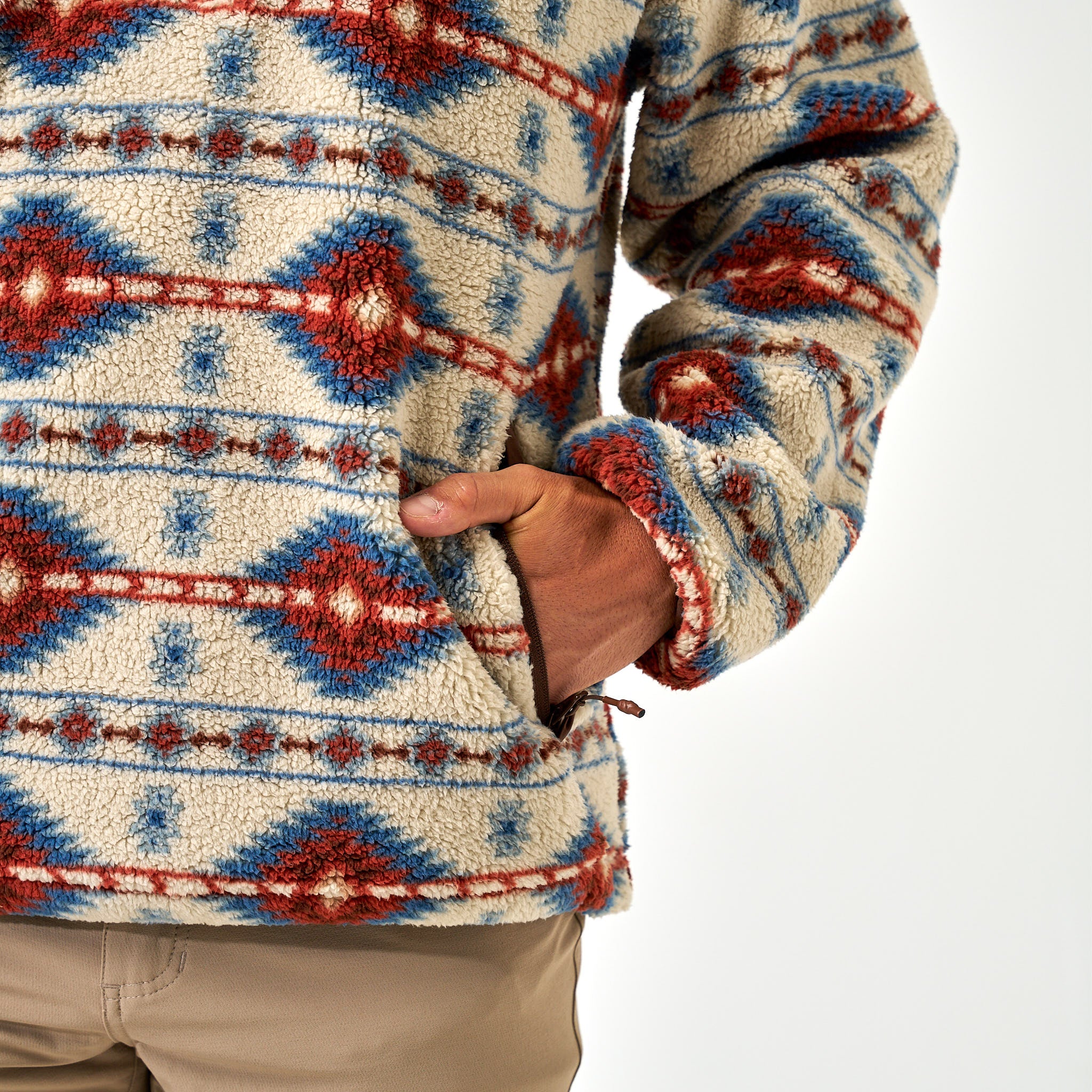 Mountain Fleece Sherpa - Quarter Zip - Arizona Aztec