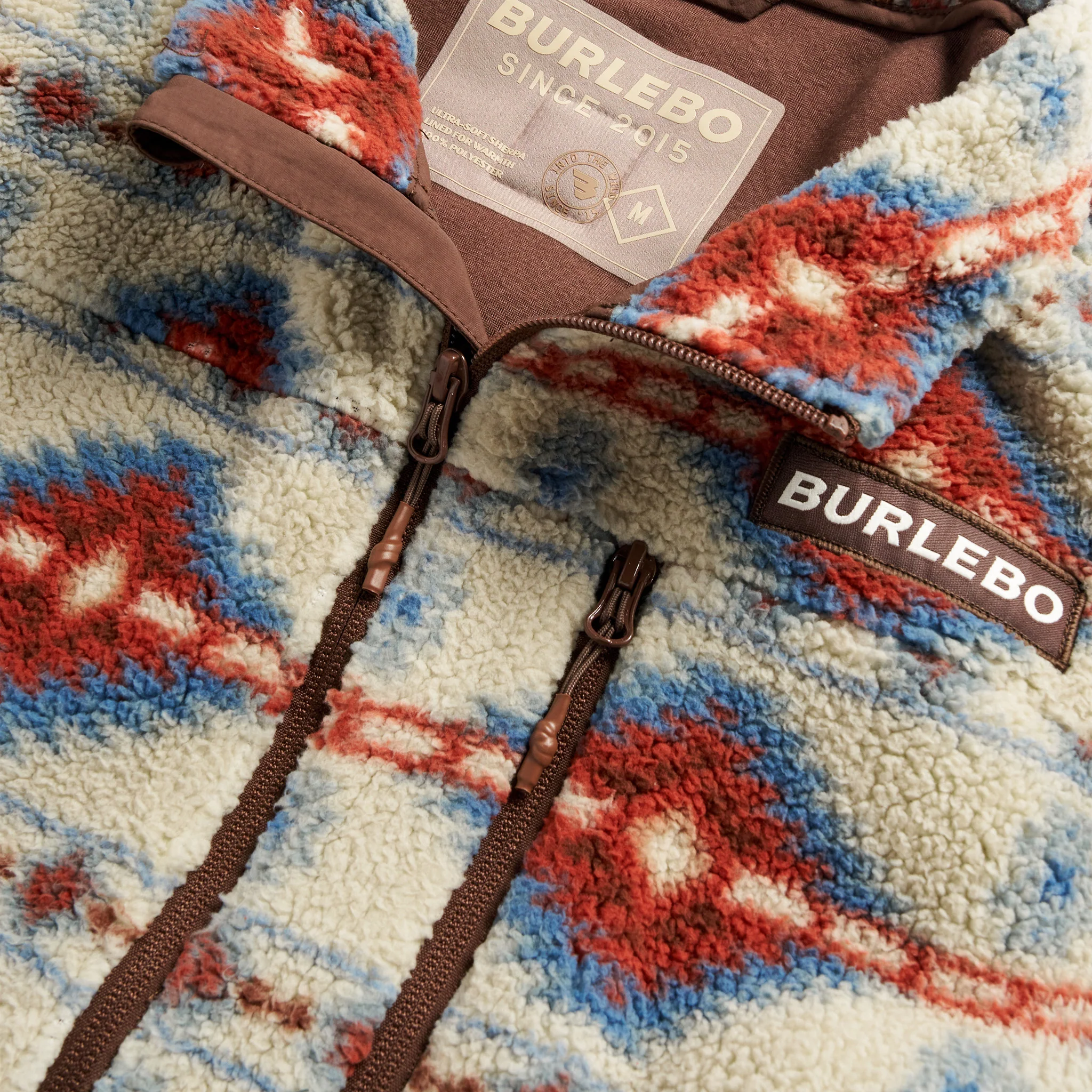 Mountain Fleece Sherpa - Quarter Zip - Arizona Aztec