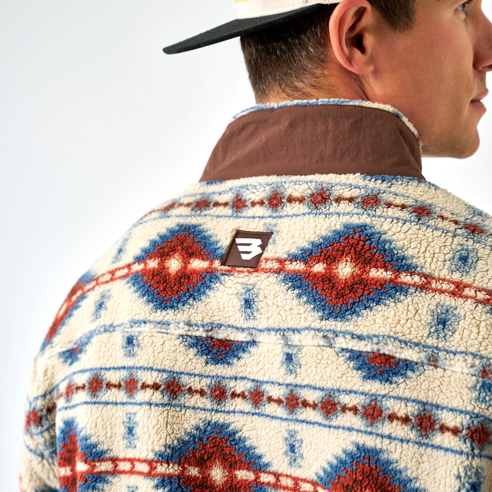Mountain Fleece Sherpa - Quarter Zip - Arizona Aztec