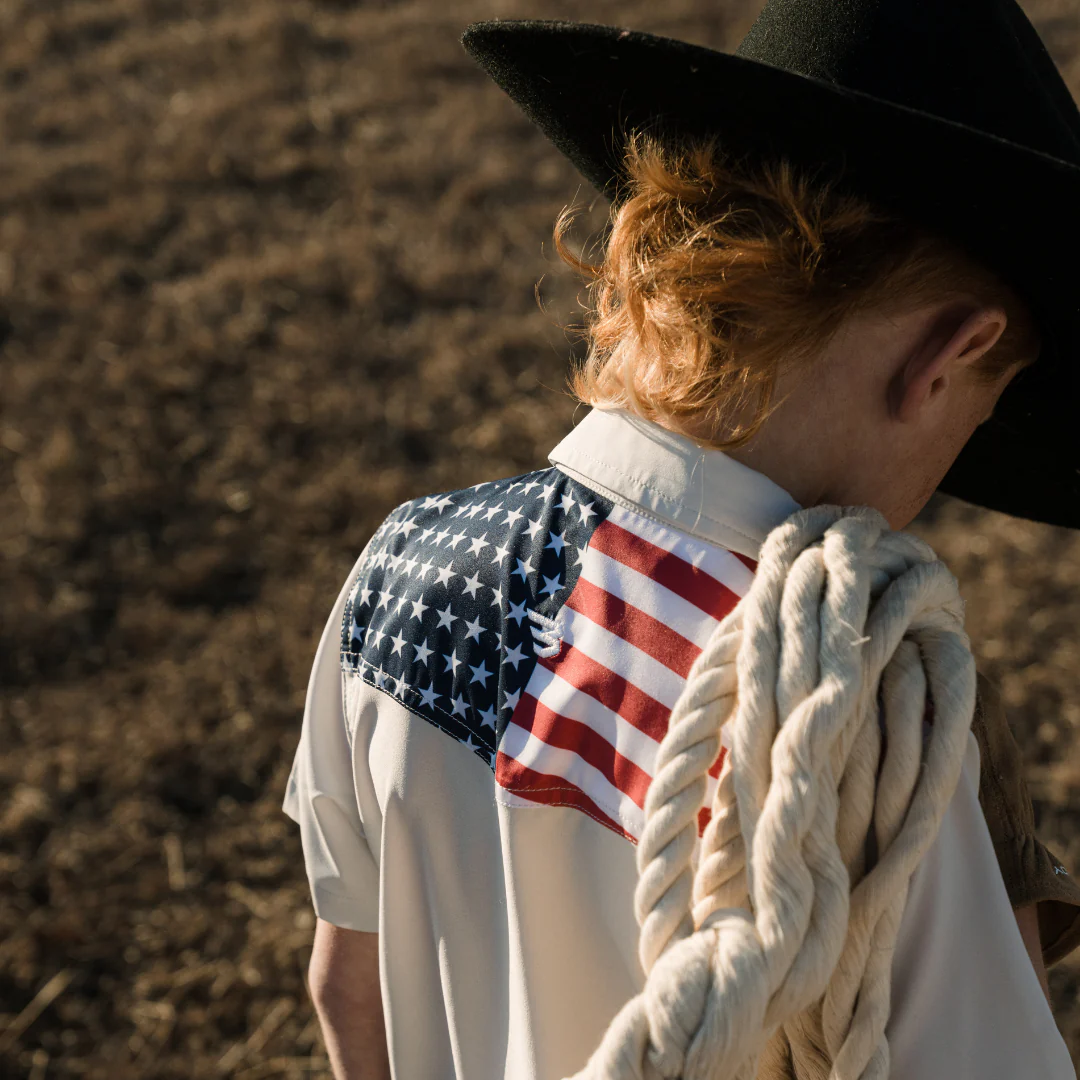 365-youth-performance-western-shirt-all-american-2.webp Youth Performance Western Shirt - All American