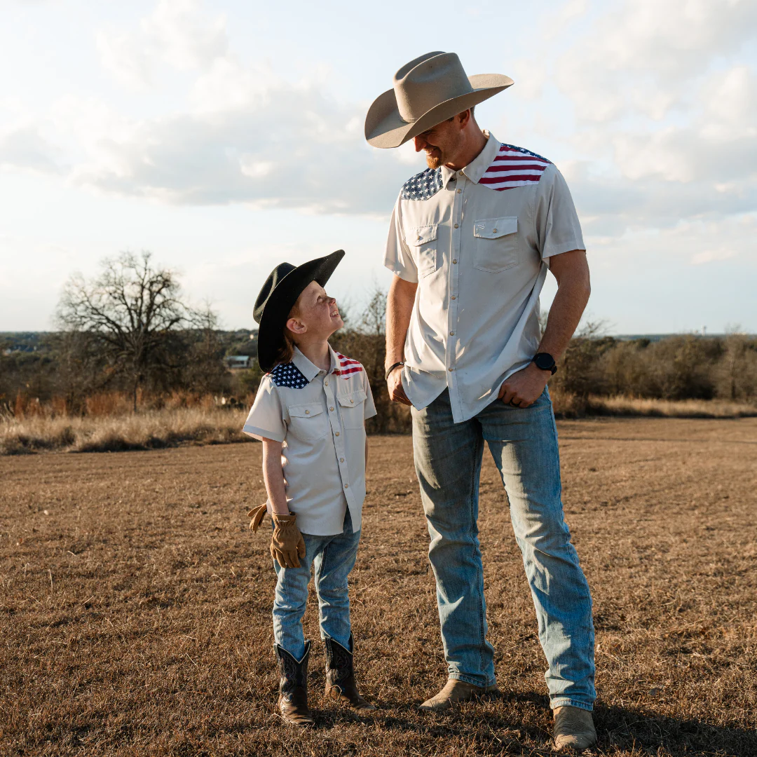 365-youth-performance-western-shirt-all-american-5.webp Youth Performance Western Shirt - All American
