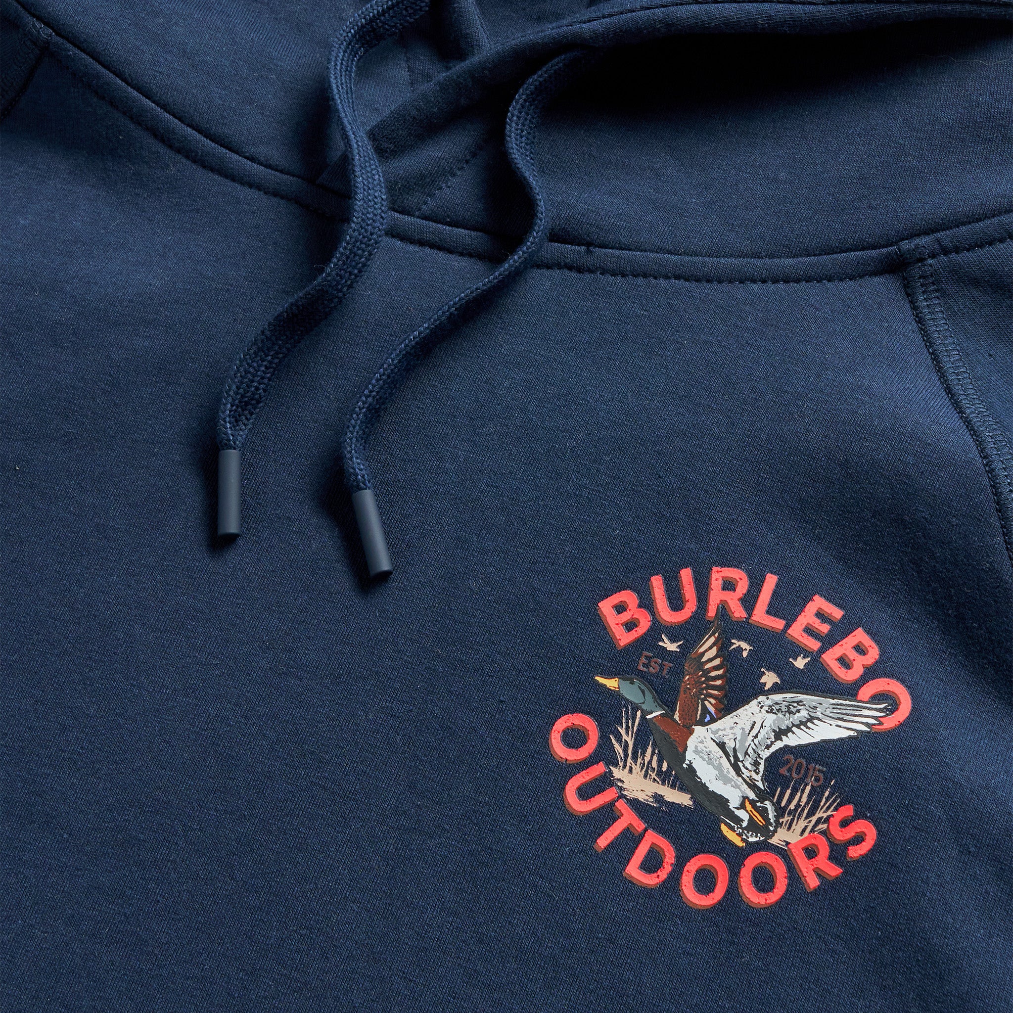 3663-fleece-hoodie-old-school-duck-hunt-navy-6.jpg Fleece Hoodie - Old School Duck Hunt - Navy