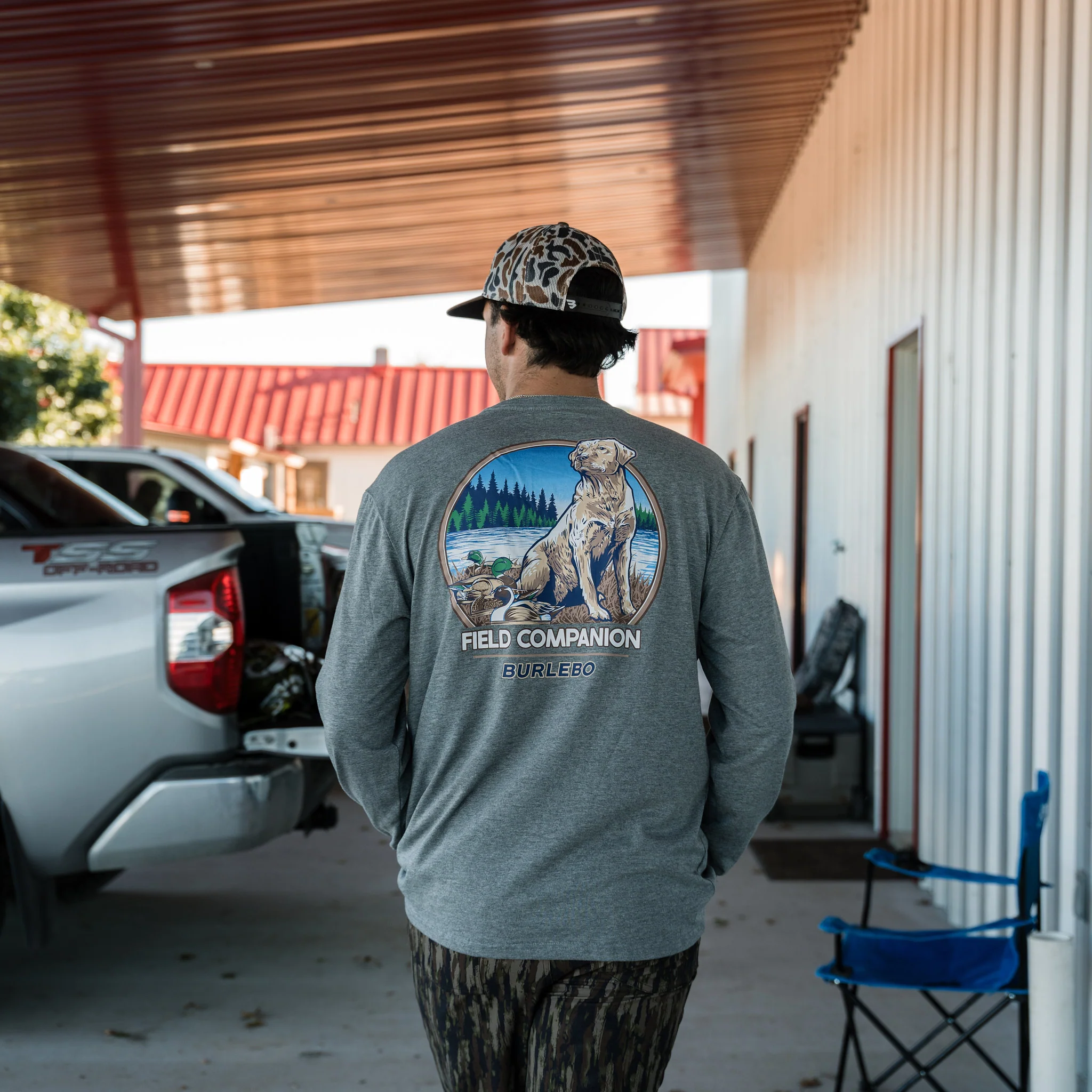 Long Sleeve Tee - Field Companion - Dark Heather Grey