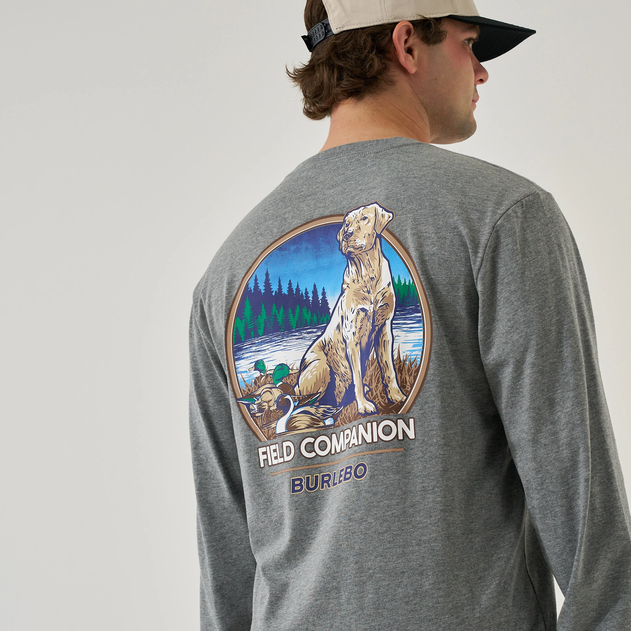Long Sleeve Tee - Field Companion - Dark Heather Grey