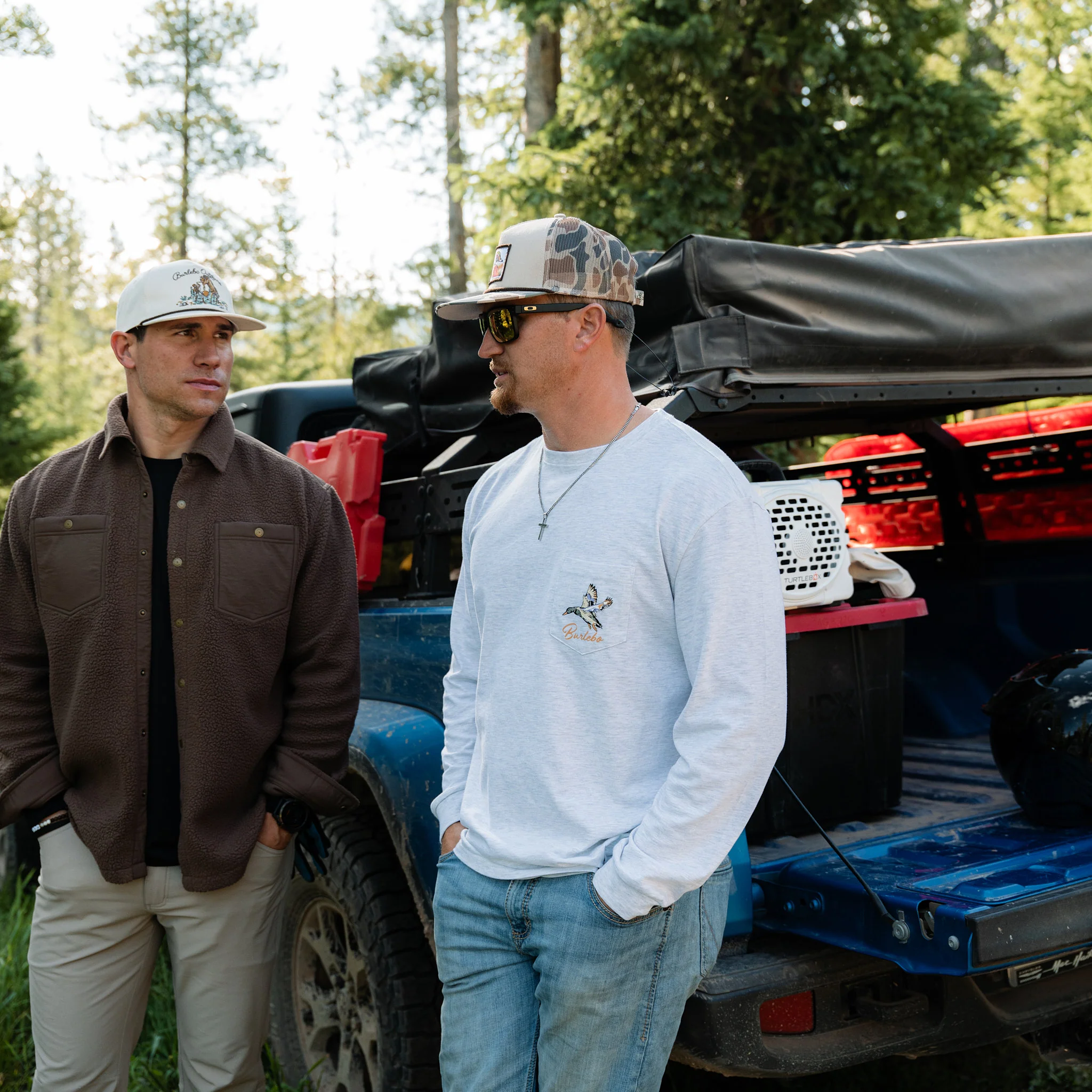 Long Sleeve Tee - Pintail Triangle Duck - Ash Grey