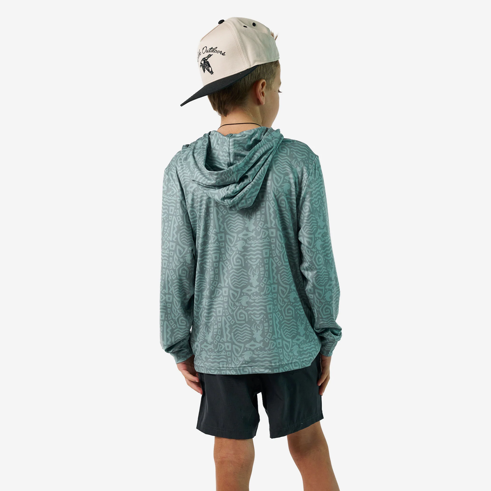 Youth Performance Hoodie - Mayan Outdoors - Sage