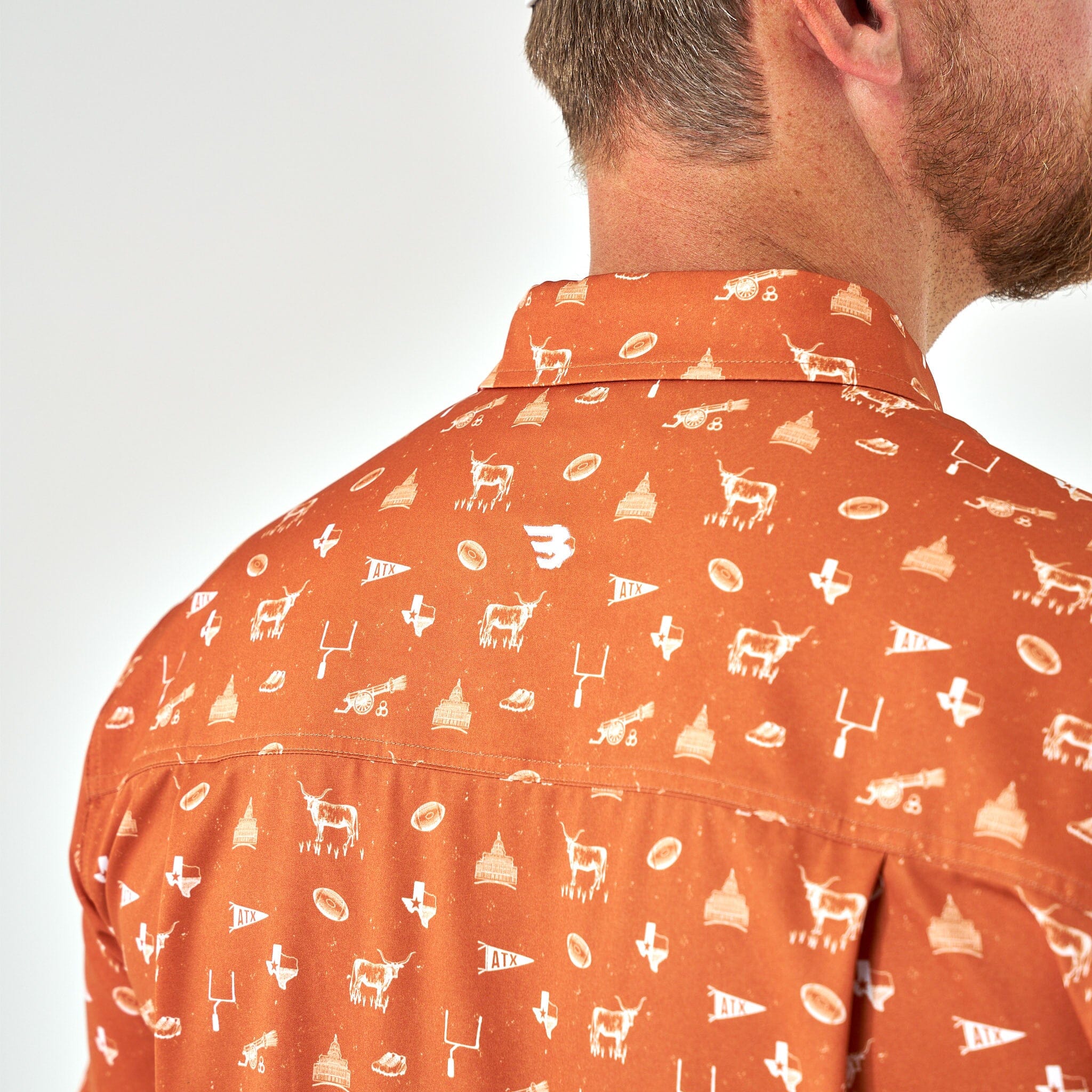 Performance Button Up - Gameday in Austin