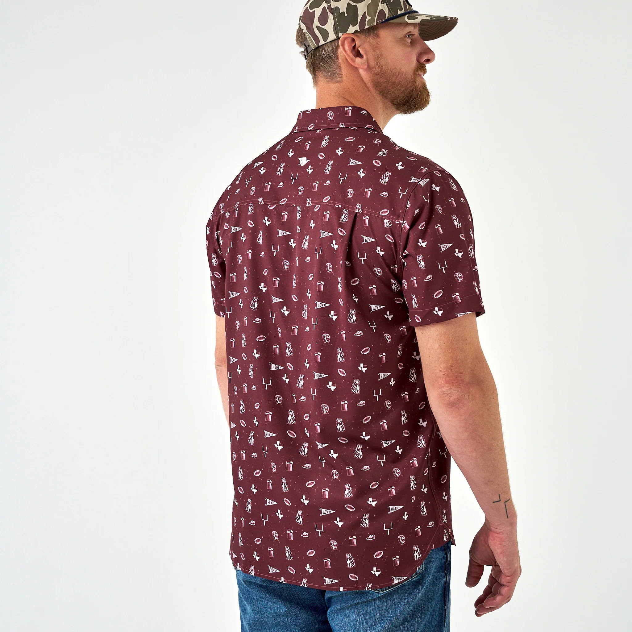 Performance Button Up - Gameday in College Station
