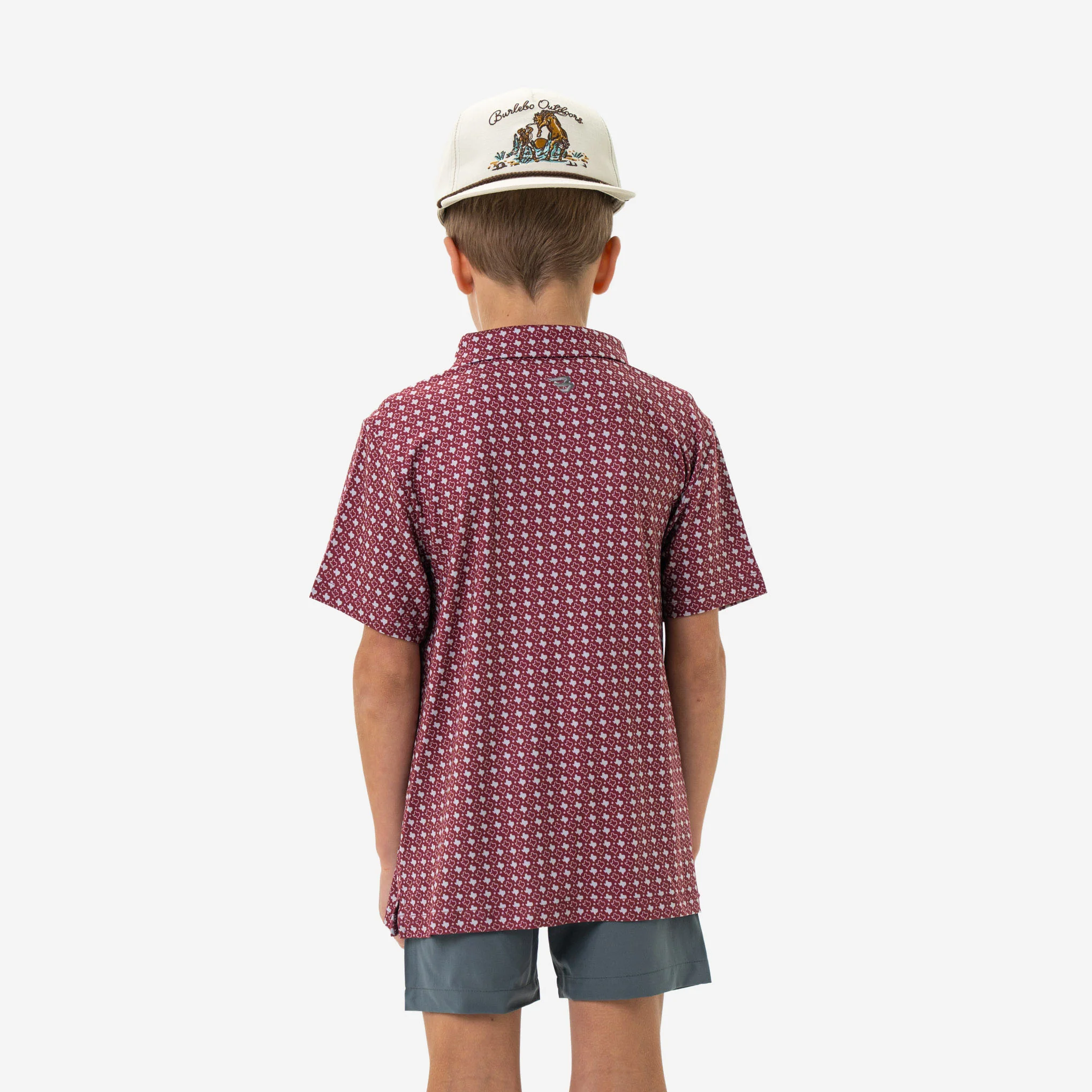3830-youth-performance-polo-texas-maroon-grey-6.webp Youth Performance Polo - Texas - Maroon & Grey
